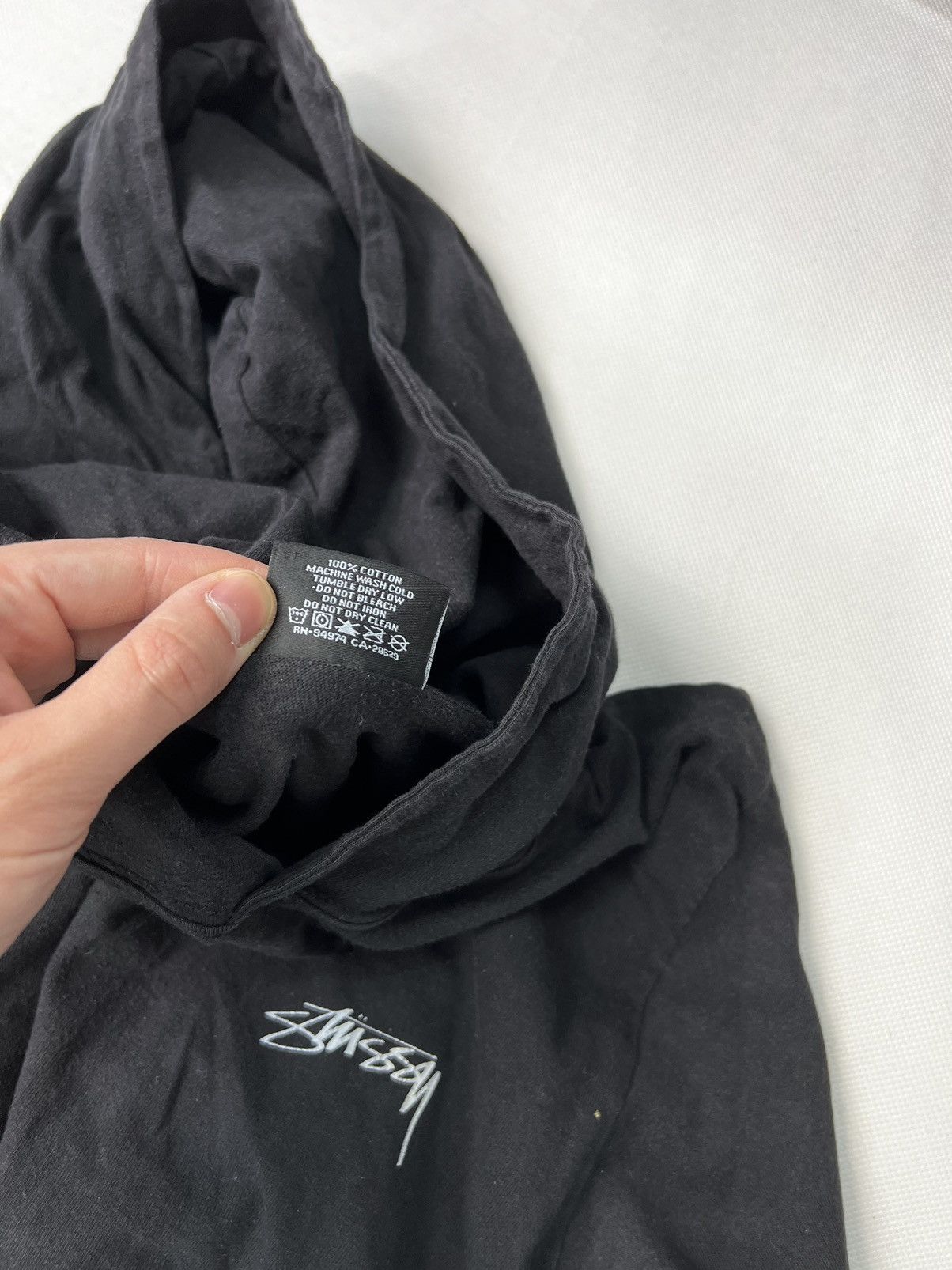 Stussy Hoodie Stussy Desings Big Logo Black Size US S / EU 44-46 / 1 - 4 Thumbnail