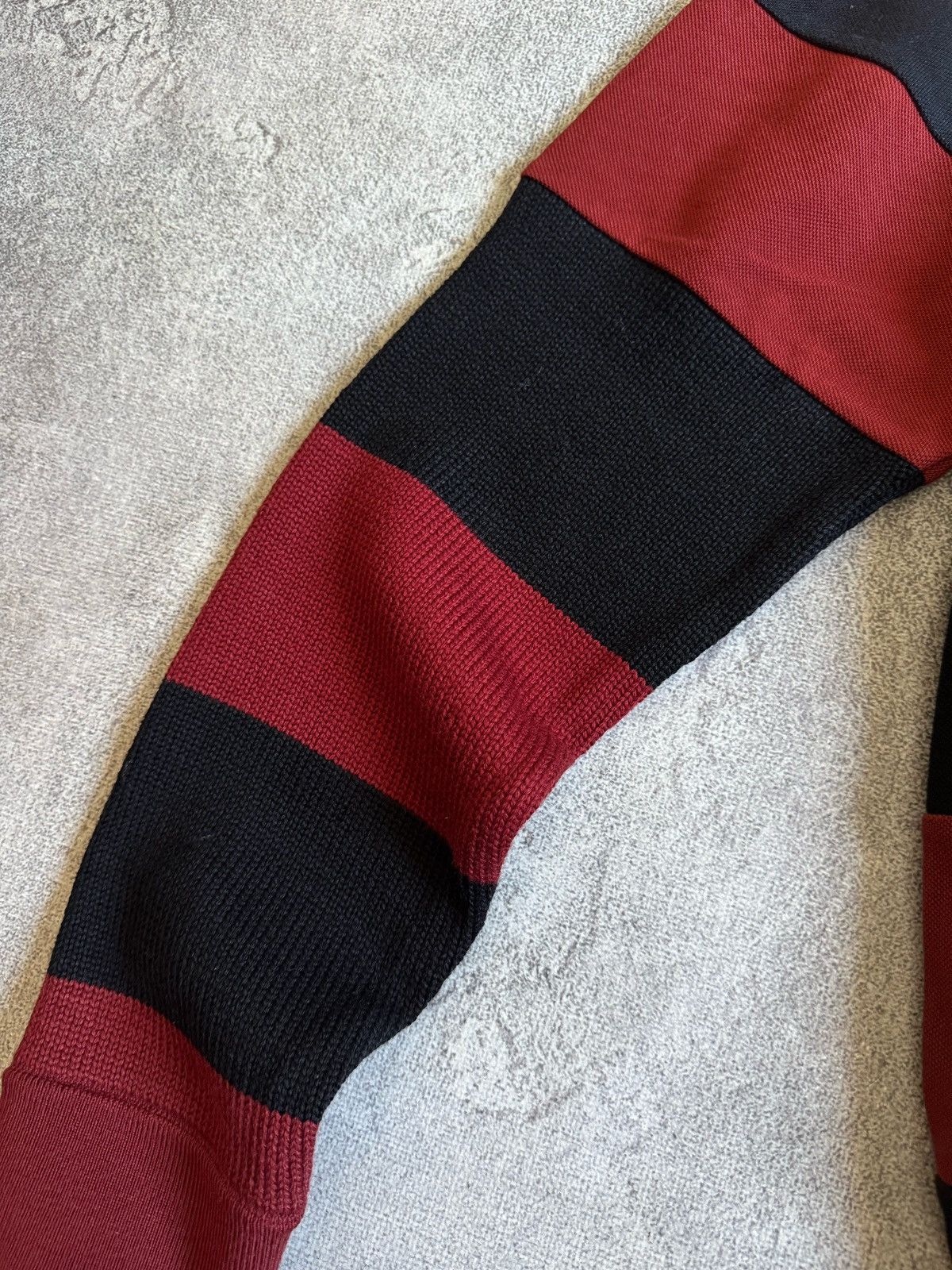 Givenchy Givenchy Striped Distressed Long Sleeve Sweatshirt Size S Size US S / EU 44-46 / 1 - 4 Thumbnail