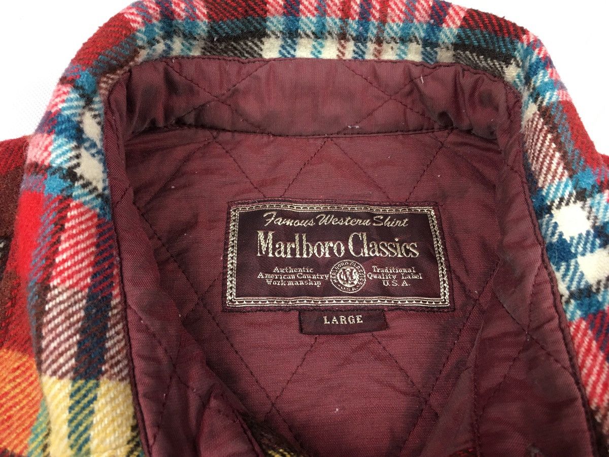 Flannel × Marlboro Classics Marlboro Classics Western Shirt Flannel Plaid Checked Size US L / EU 52-54 / 3 - 7 Thumbnail