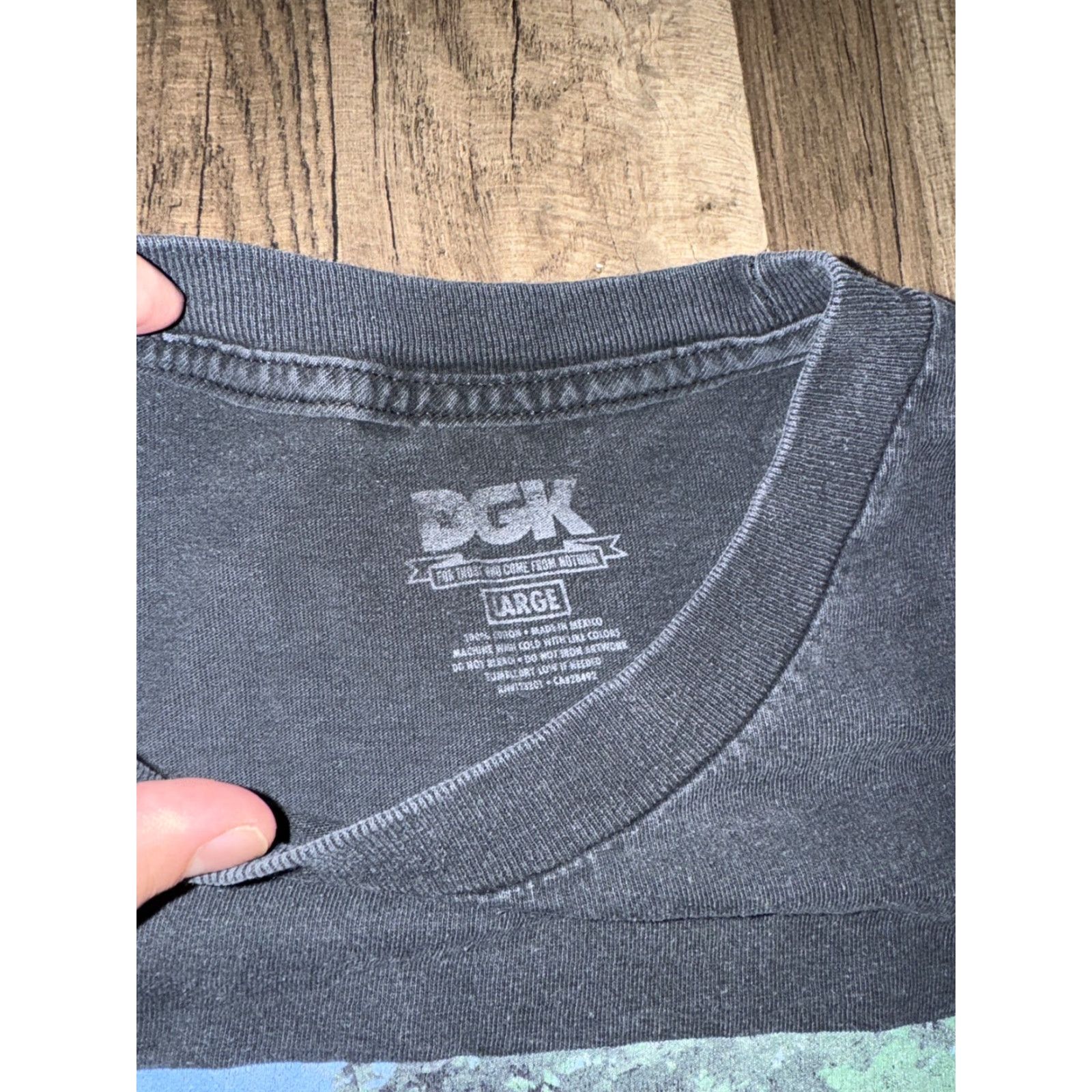 DGK DGK Menace Too Society T-Shirt Black L Mens 21x27.5 Size US L / EU 52-54 / 3 - 3 Thumbnail