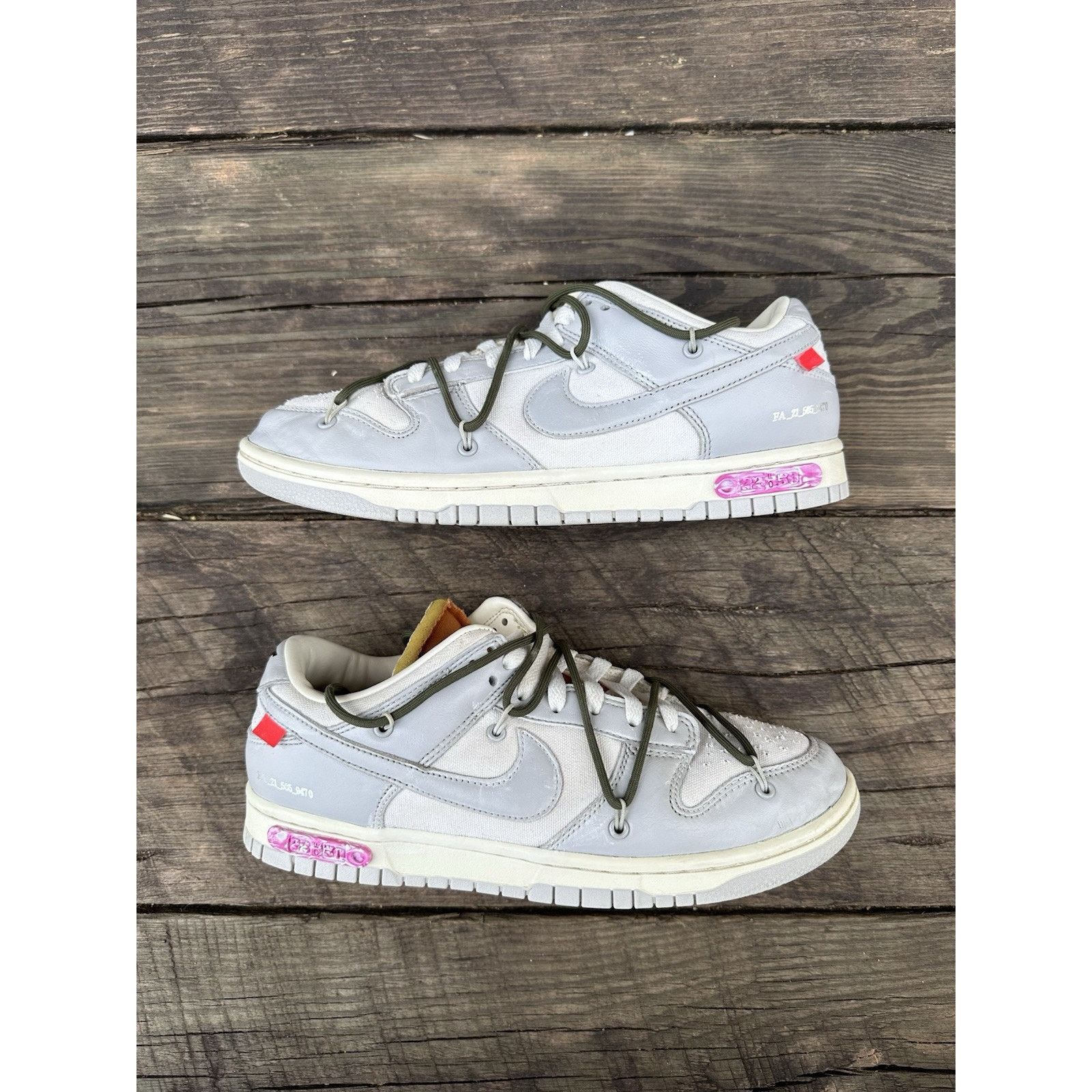 Nike × Off-White Nike Off-White x Dunk Low Lot 22 of 50 - Size 8.5 Size US 8.5 / EU 41-42 - 2 Thumbnail