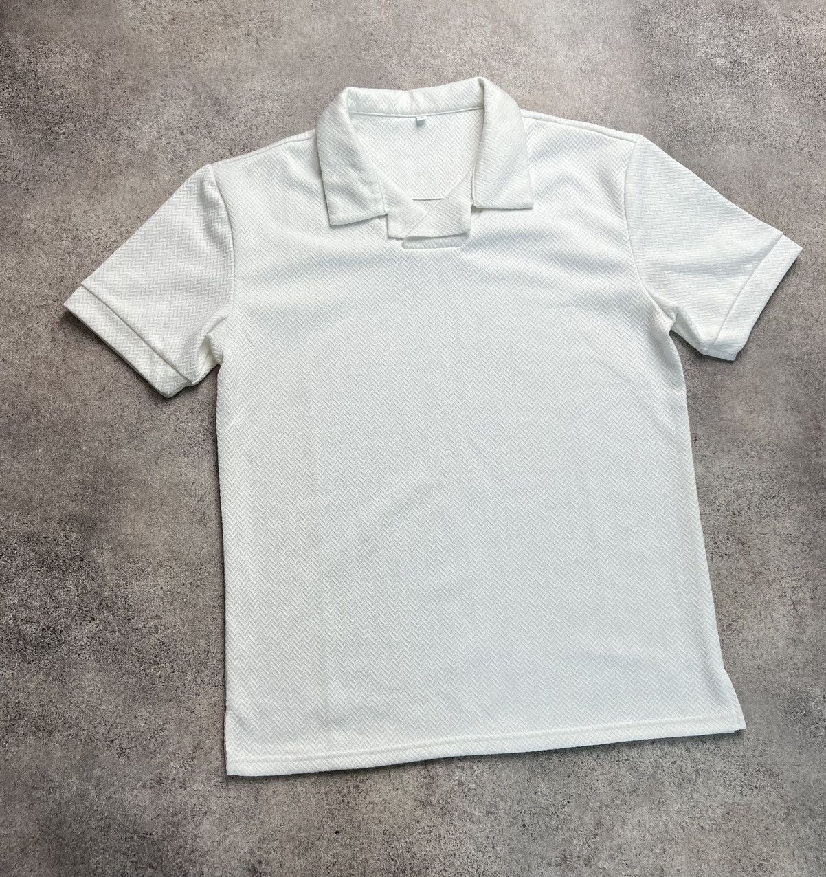 Japanese Brand White Japanese soft polo shirt Size US L / EU 52-54 / 3 - 3 Thumbnail