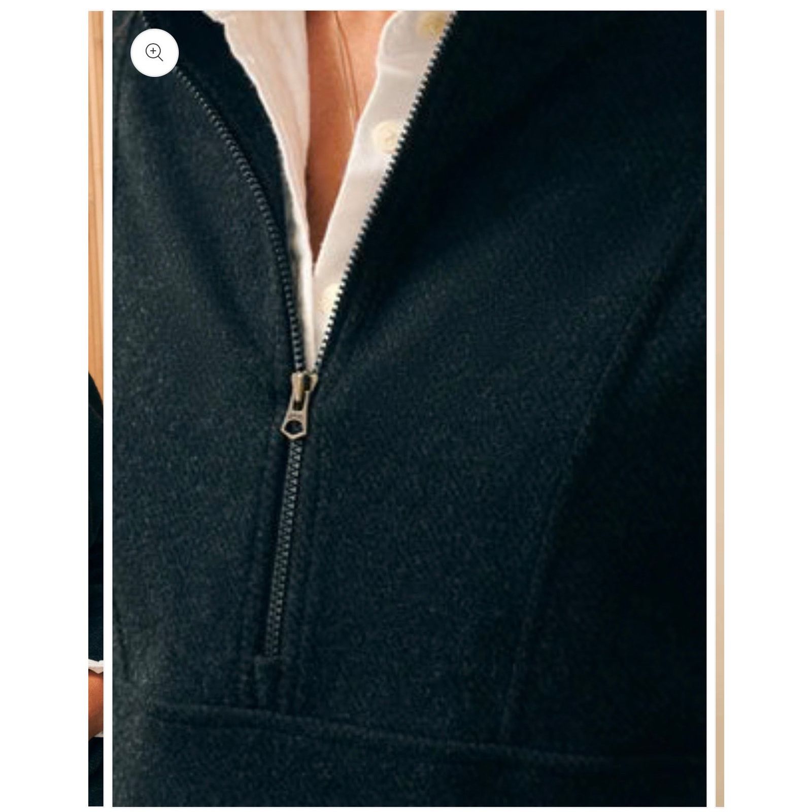 Faherty FAHERTY Legend Lounge Half Zip Sweatshirt WKH2305-HBT Size M / US 6-8 / IT 42-44 - 2 Thumbnail