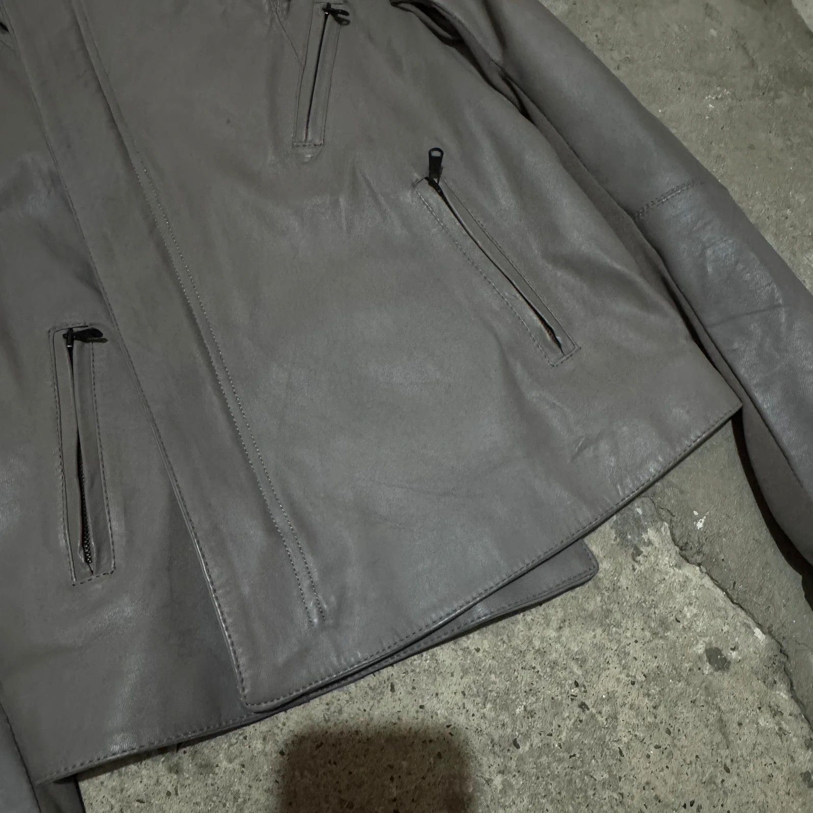 Other Rick Owens style leather jacket Size S / US 4 / IT 40 - 7 Thumbnail