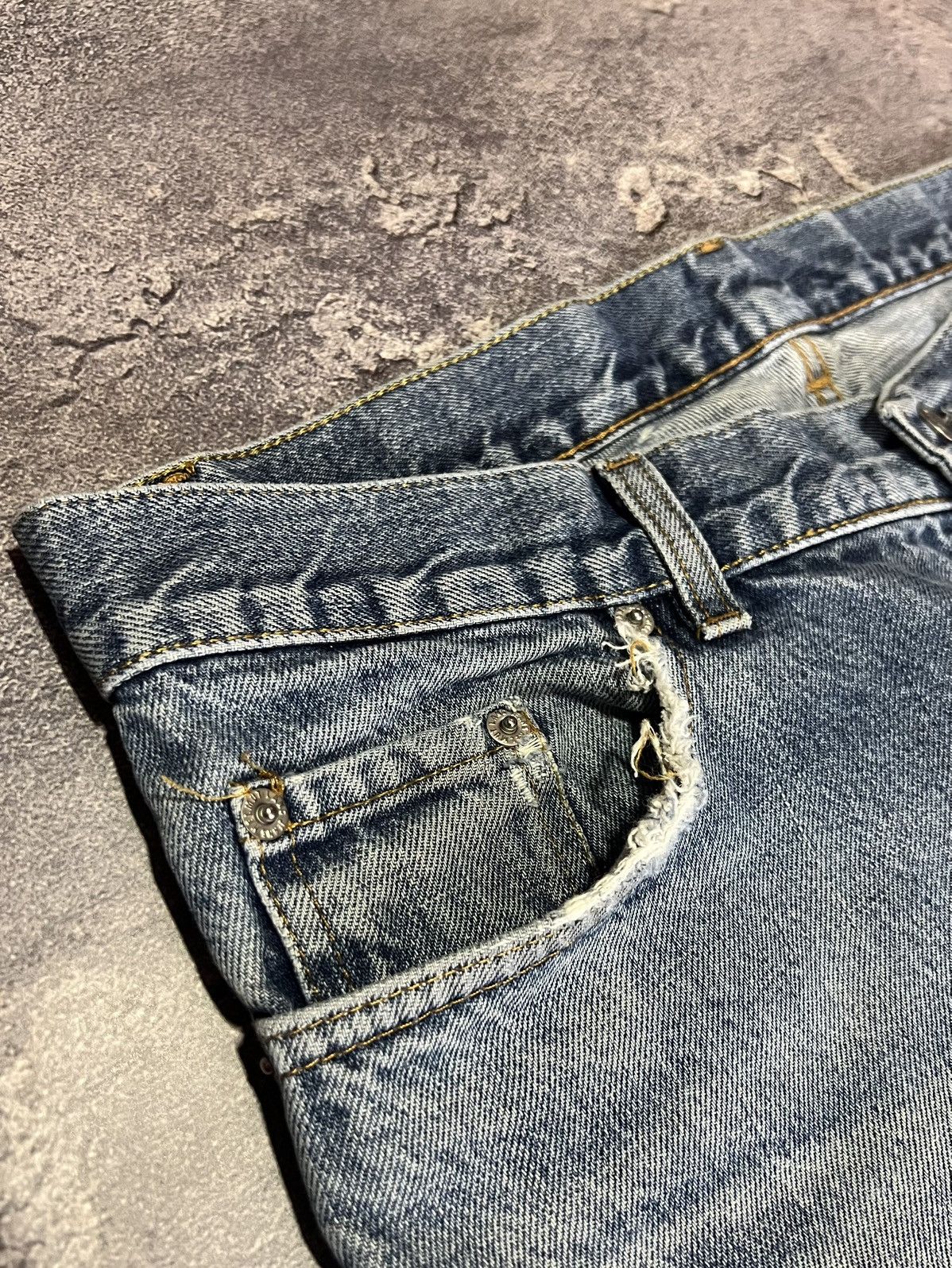 Helmut Lang Helmut Lang SS99 Jeans Classic Cut Washed Denim Distressed Size US 33 - 7 Thumbnail
