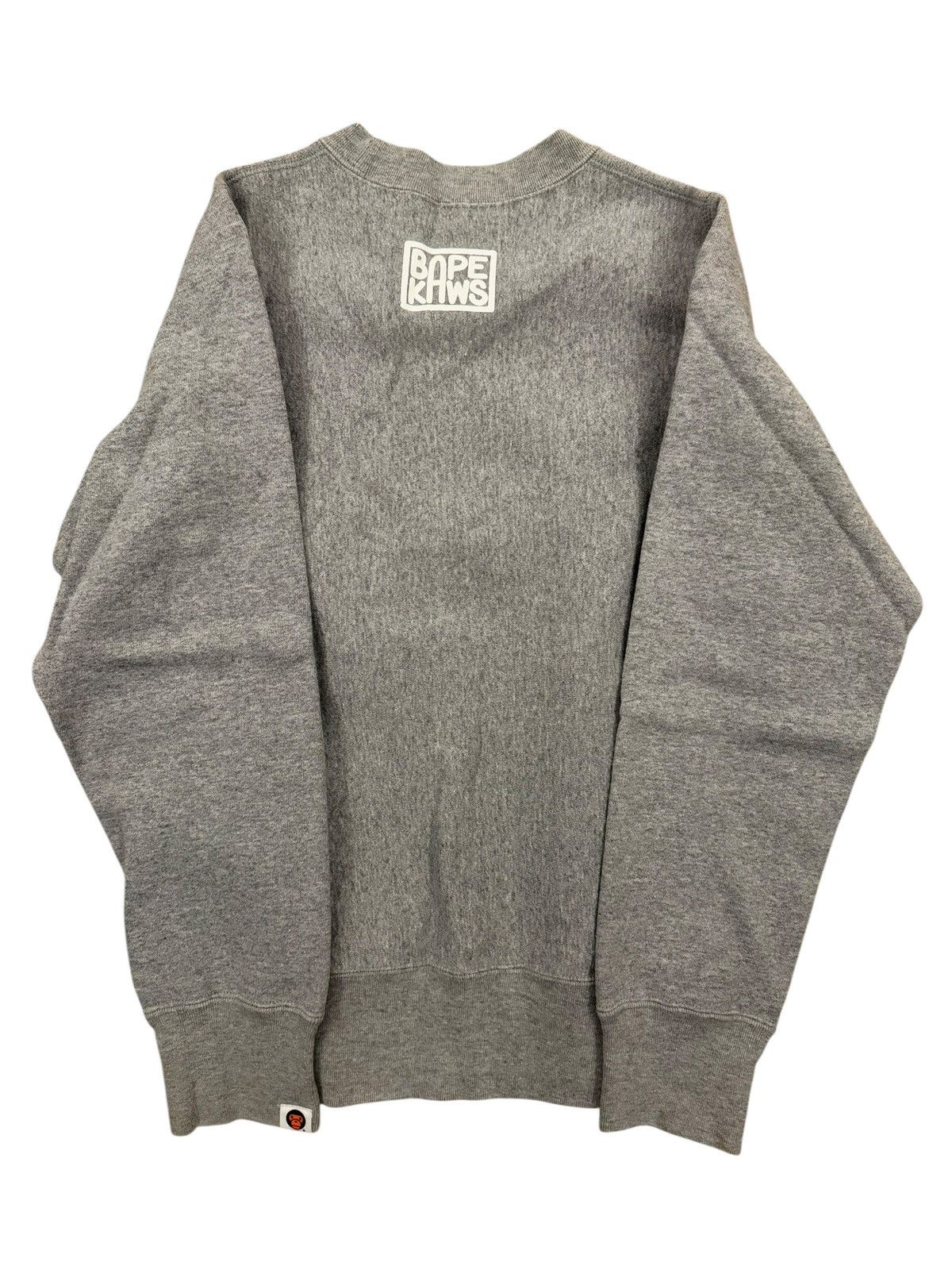 Bape × Kaws Bape x Kaws Baby Milo BapeSta Sweatshirts Gray Size S / US 4 / IT 40 - 4 Thumbnail