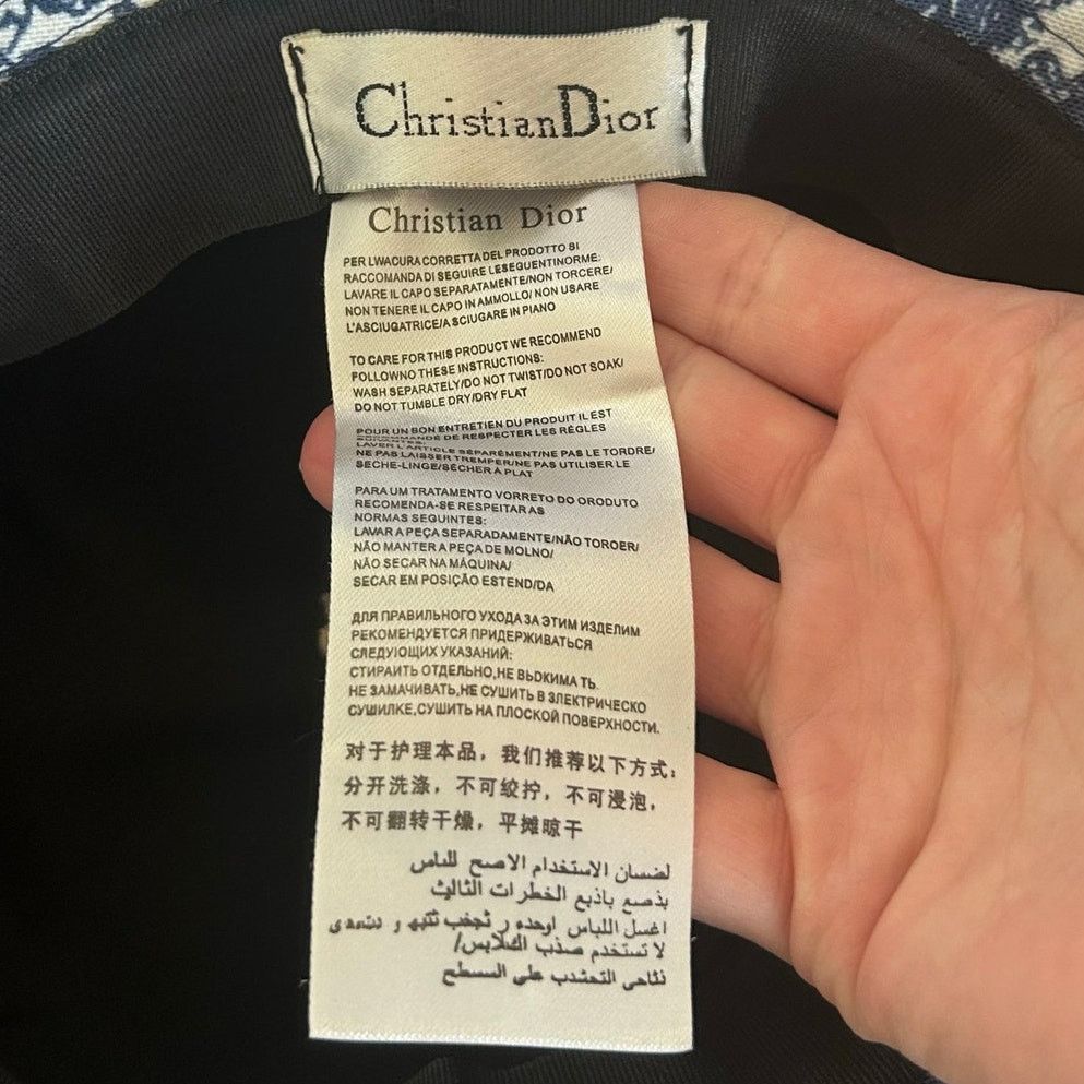 Dior Christian Dior Dioriviera D Bobby Blue White Bucket Hat Size ONE SIZE - 7 Thumbnail