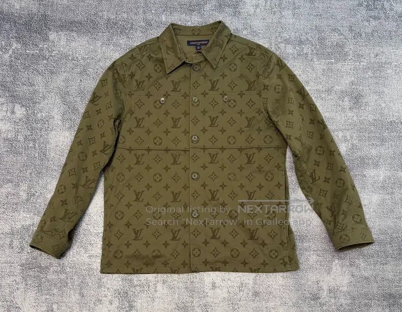 Louis Vuitton Louis Vuitton Monogram Flocked Jacket Size US XXL / EU 58 / 5 - 1 Thumbnail