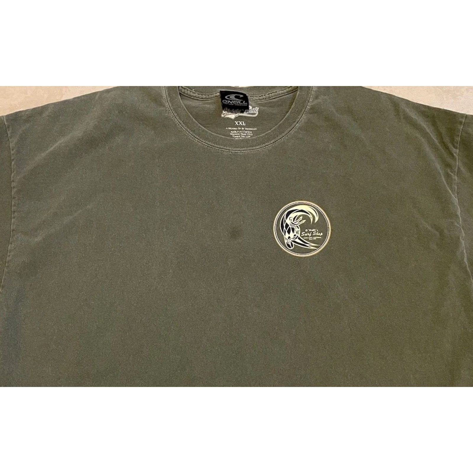 Quiksilver VINTAGE O’Neill Santa Cruz Faded Shirt 2XL Green Surf Skate Grunge Billabong OP 90s Y2K Graphic Tee Men Size US XXL / EU 58 / 5 - 6 Thumbnail