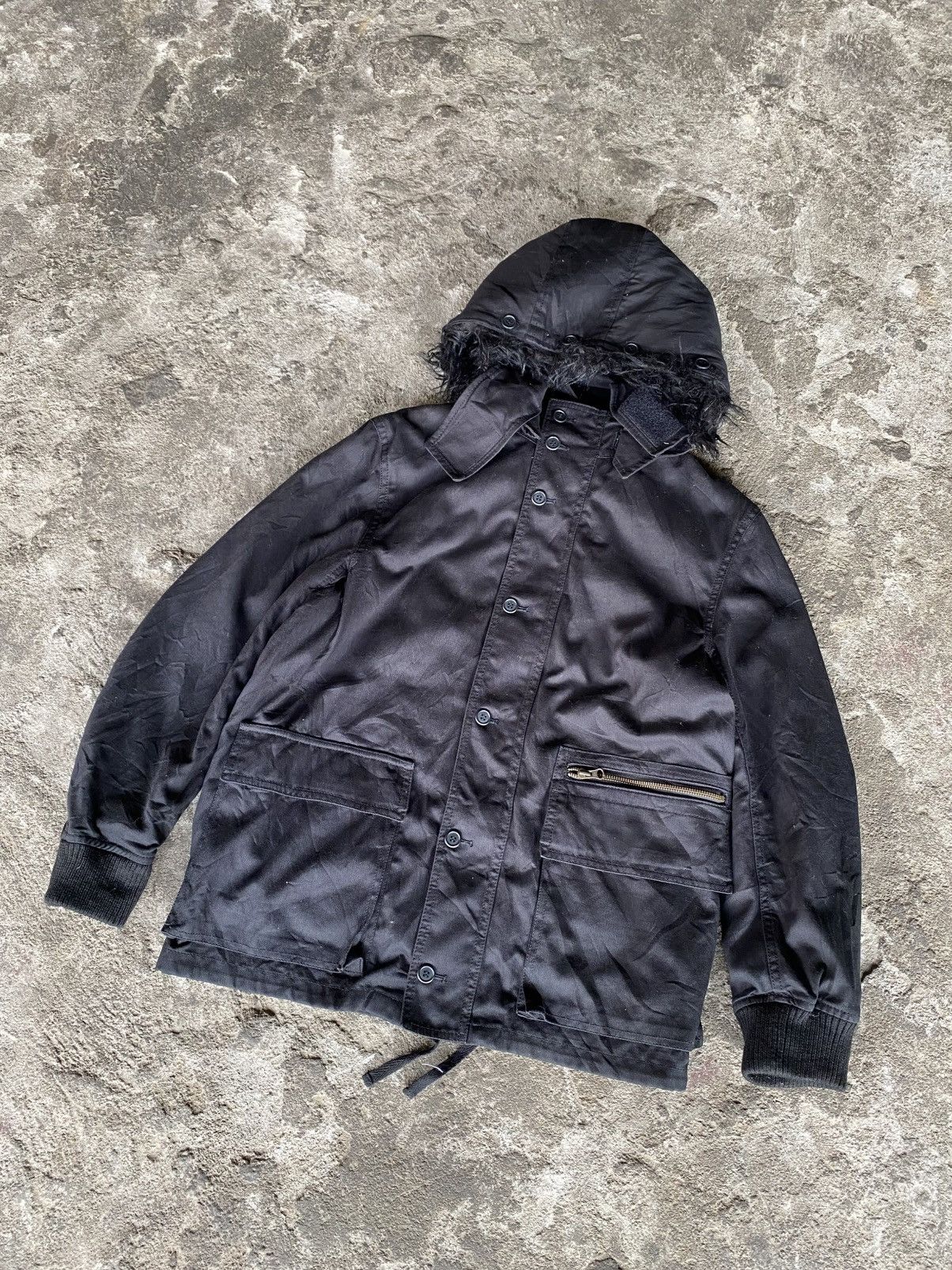 If Six Was Nine × Japanese Brand × PPFM PPFM Japanese Bindage Fur Hooded IfsixwasnineLGB Style Size US M / EU 48-50 / 2 - 8 Thumbnail