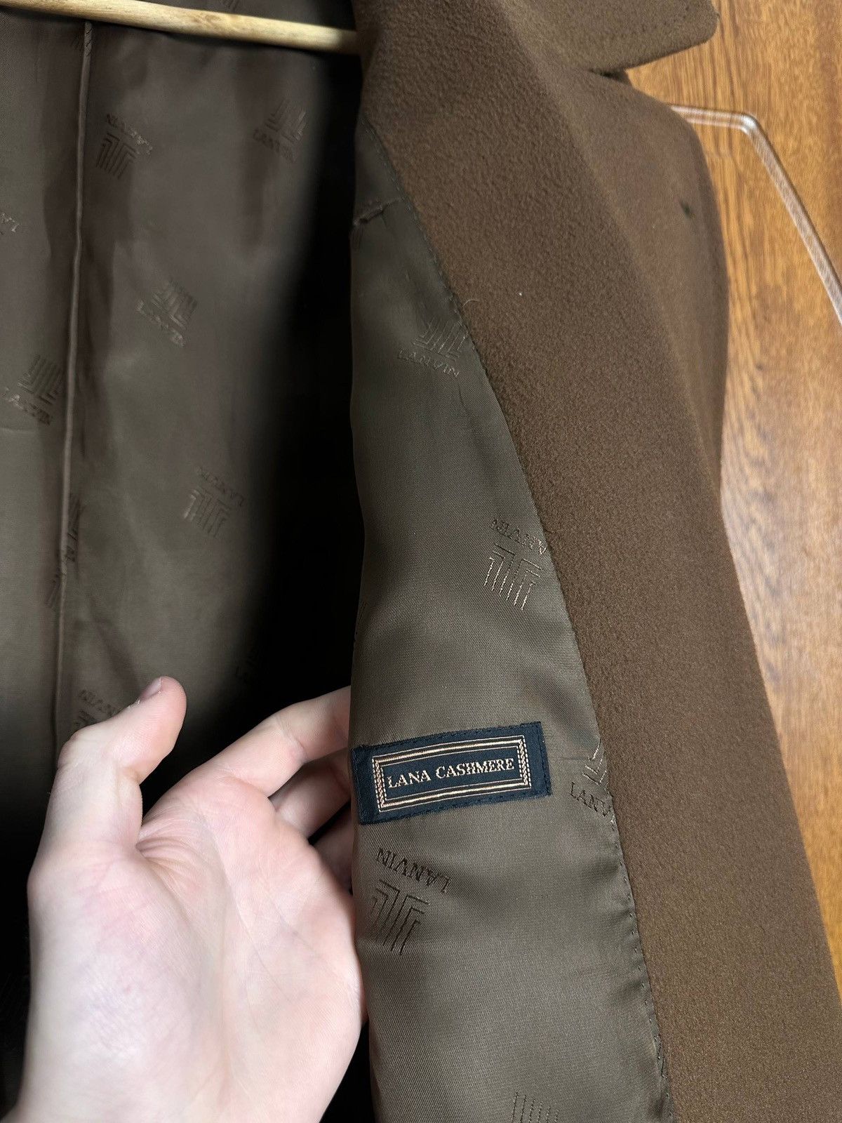 Lanvin Lanvin Paris Wool Cashmere Blend Double Breasted Trench Coat Size XL / US 12-14 / IT 48-50 - 12 Thumbnail