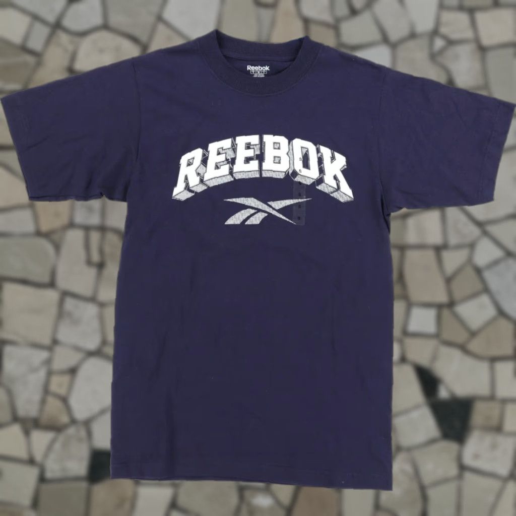 Reebok Reebok Y2K Graphic Solid T-Shirt Navy Blue Men S Size US S / EU 44-46 / 1 - 1 Thumbnail