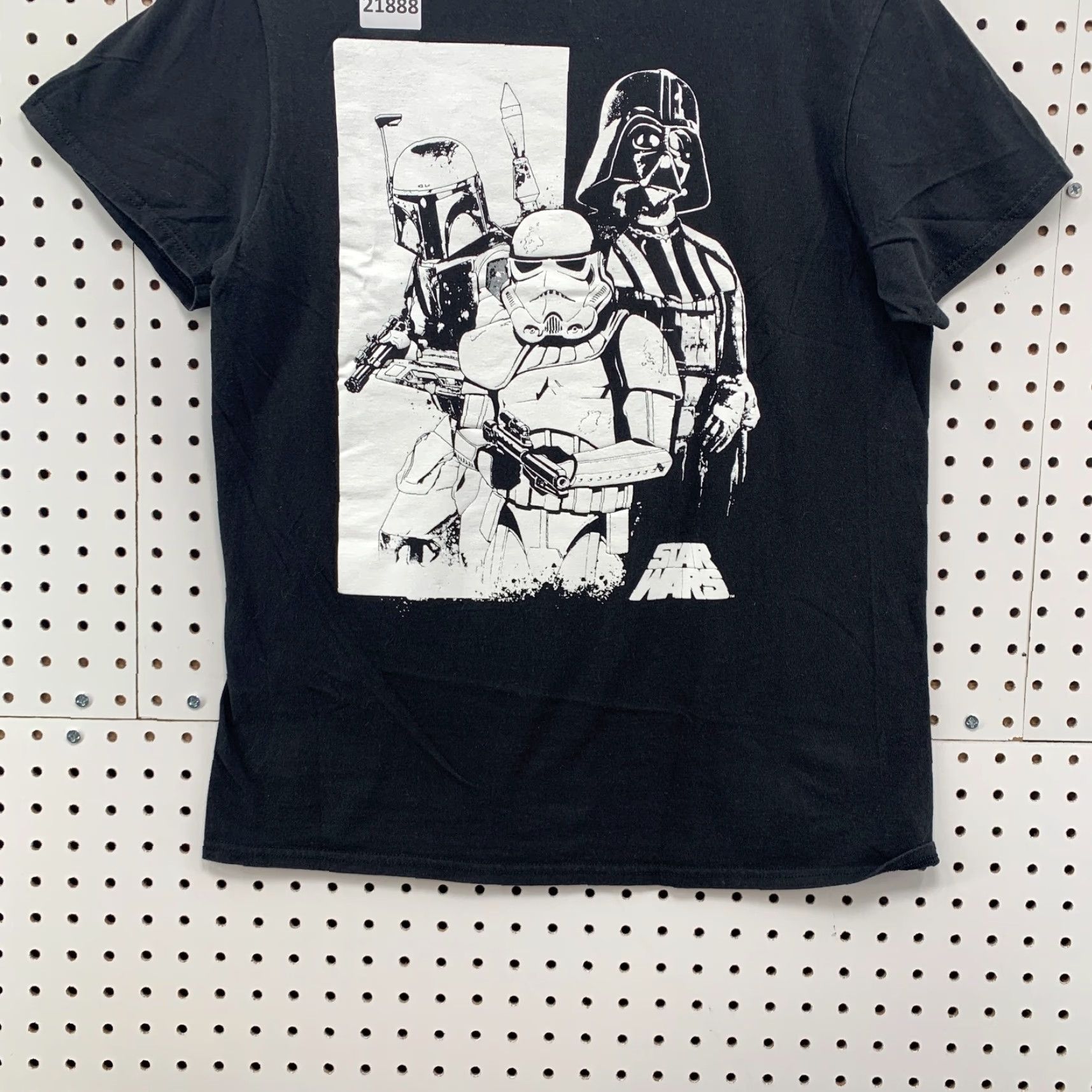 Star Wars VINTAGE Star Wars Graphic T-Shirt Black Darth Vader Stormtrooper Adult Medium Movie Size US M / EU 48-50 / 2 - 6 Thumbnail
