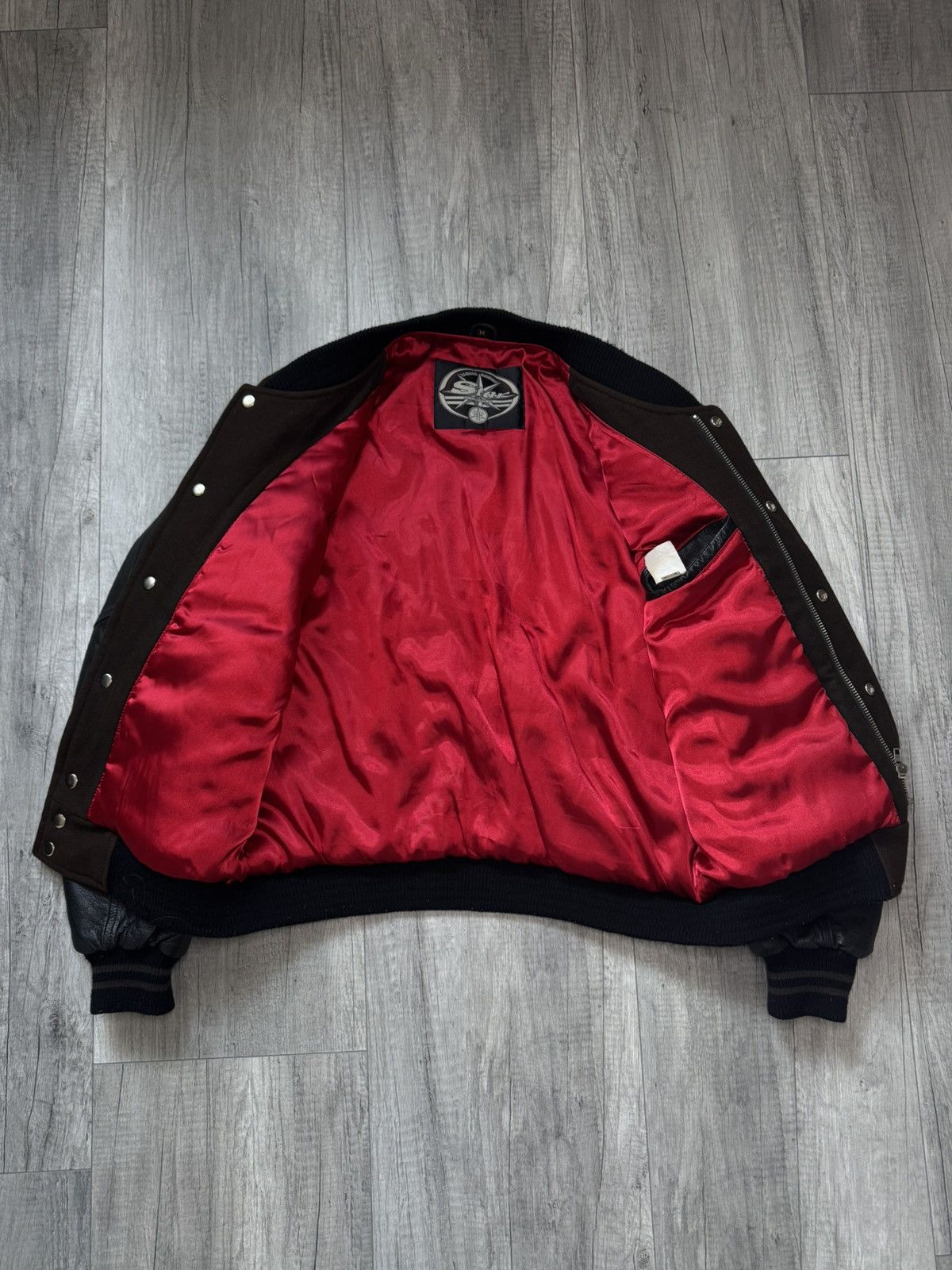 Leather × Yamaha Yamaha vintage bomber leather jacket L avant garde Size US L / EU 52-54 / 3 - 11 Thumbnail