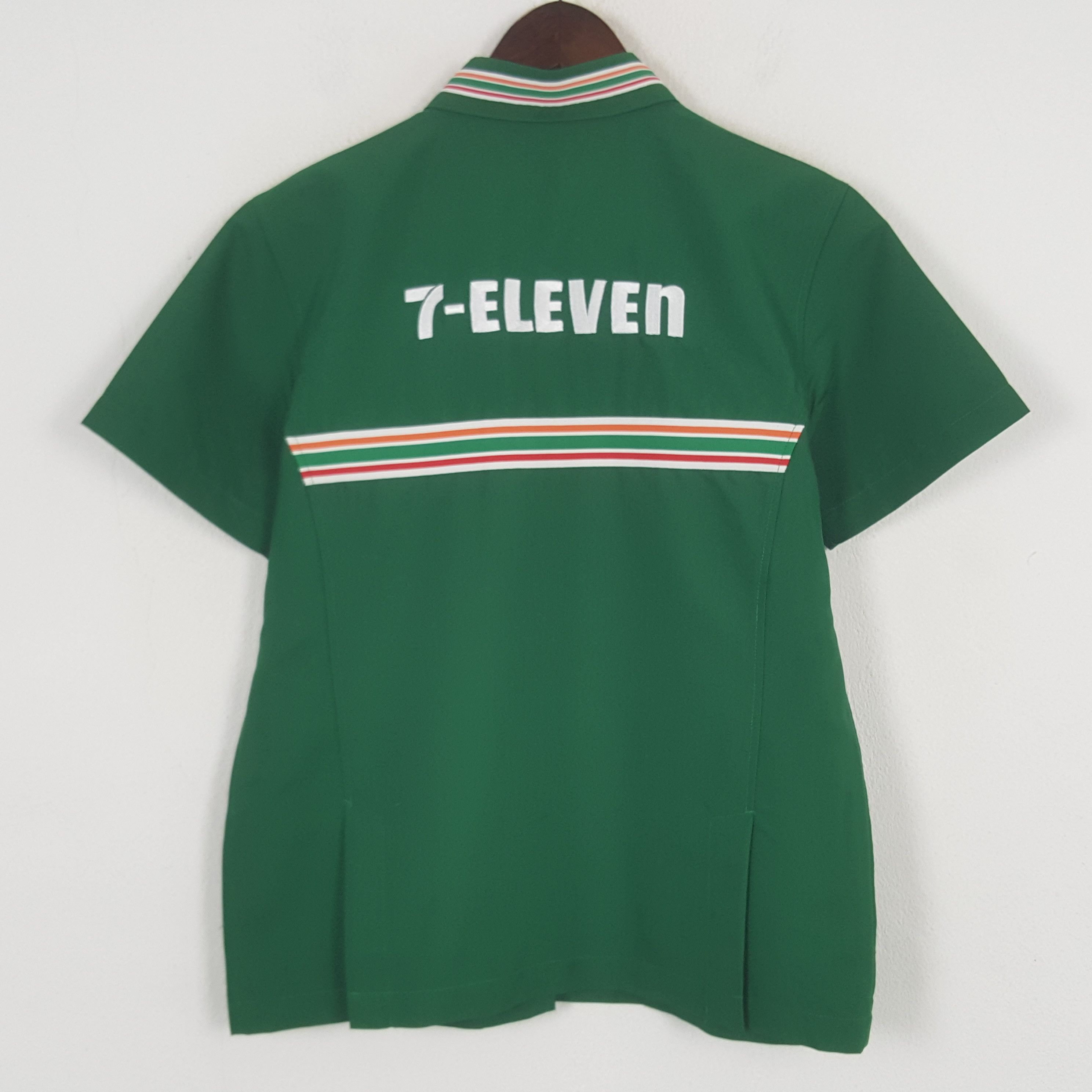 Japanese Brand × Vintage Vintage 7 Eleven Embroidery Logo Worker Jacket C276N77 Size US S / EU 44-46 / 1 - 1 Thumbnail