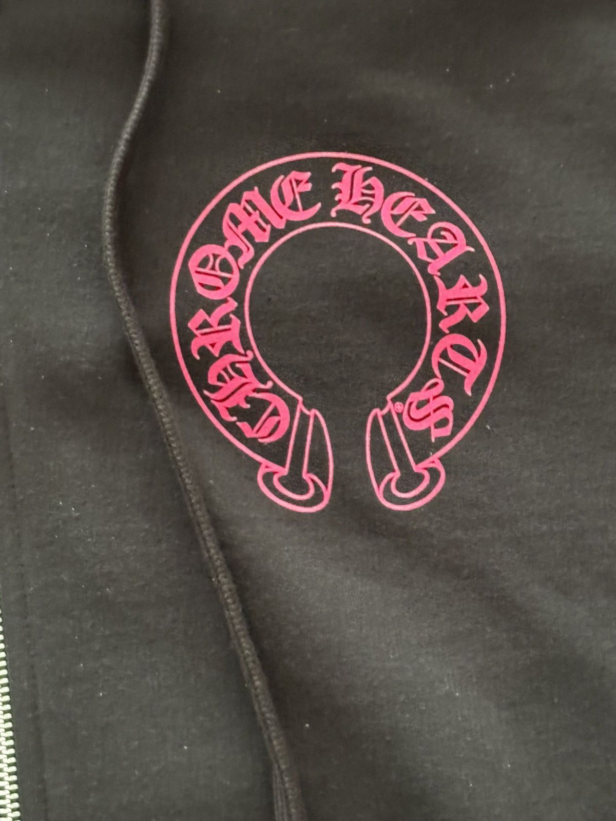 Chrome Hearts Chrome Hearts Black/pink Horseshoe Hoodie M Size US M / EU 48-50 / 2 - 3 Thumbnail