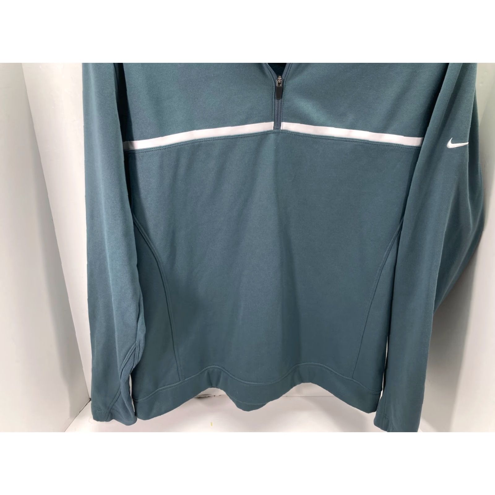 Nike Nike Golf Therma Fit Pullover Sweatshirt Mens M Blue 1/4 Zip Tour Performance Long Sleeve Sweatshirt Mens M Blue 1/4 Zip Tour Performance Size US M / EU 48-50 / 2 - 5 Thumbnail