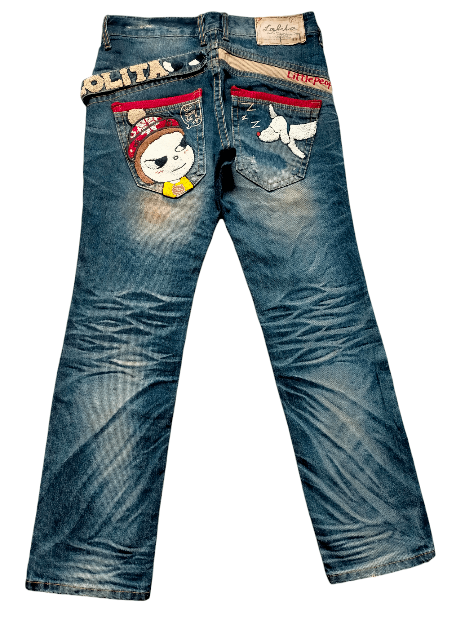 Hysteric Glamour 🔥Rare Yoshitomo Nara Lolita Jeans Size US 32 / EU 48 - 1 Thumbnail
