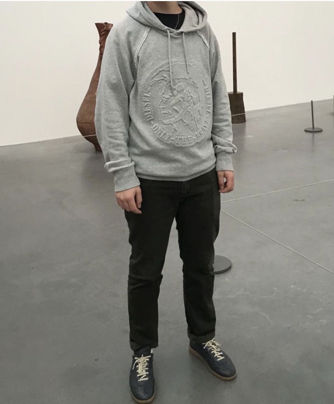 Maison Margiela Maison Martin Margiela F/W 15 Khaki Denim Jeans Tapered fit Size US 32 / EU 48 - 1 Thumbnail