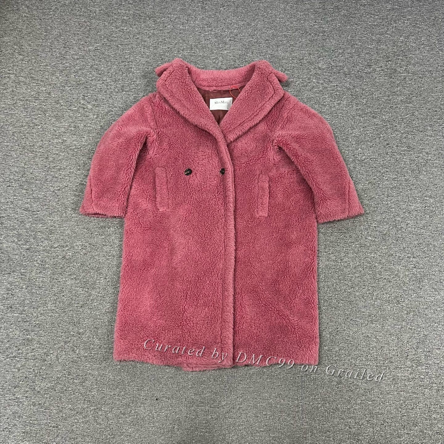 Max Mara Maxmara Raspberry Pink Teddy Coat S Size S / US 4 / IT 40 - 1 Thumbnail