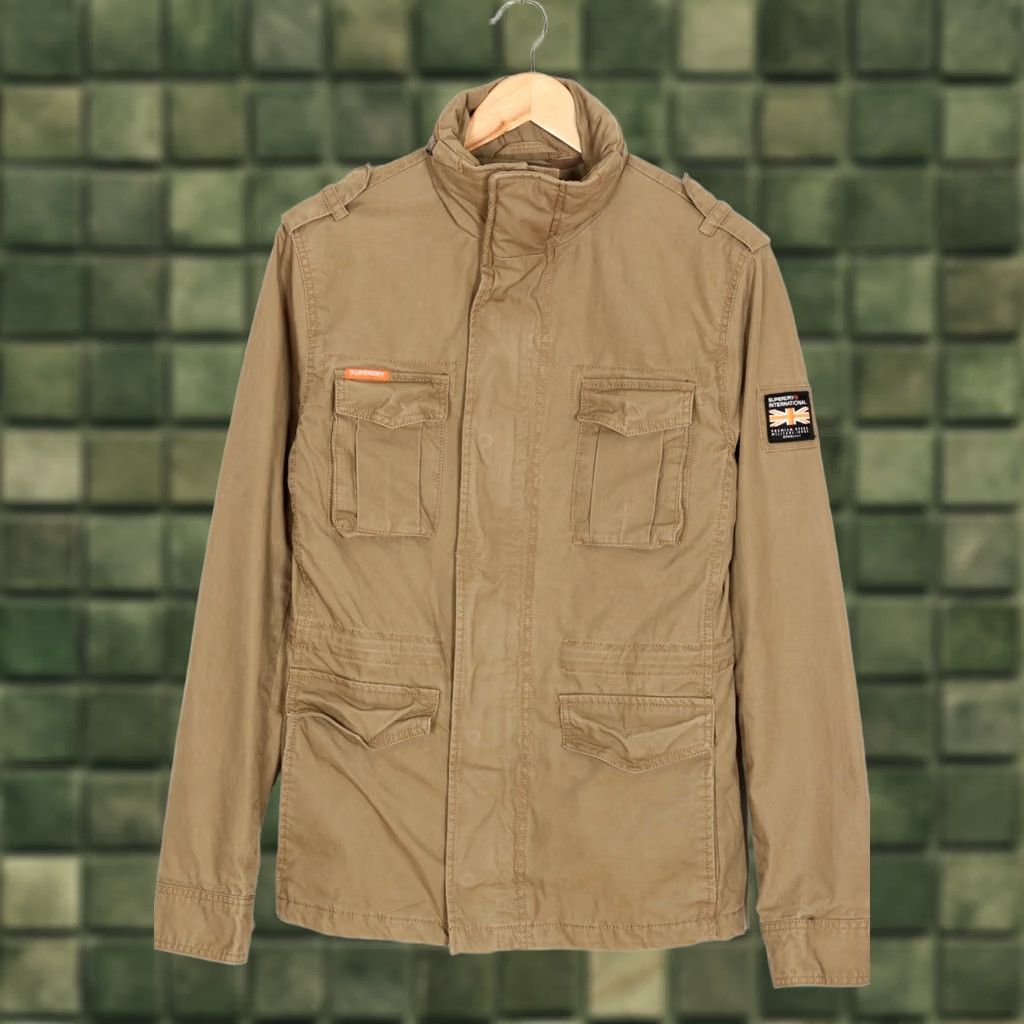 Superdry VINTAGE SUPERDRY Rookie Edition Military Field Jacket Men XS Colour Beige MJ6410 Size US XS / EU 42 / 0 - 1 Thumbnail