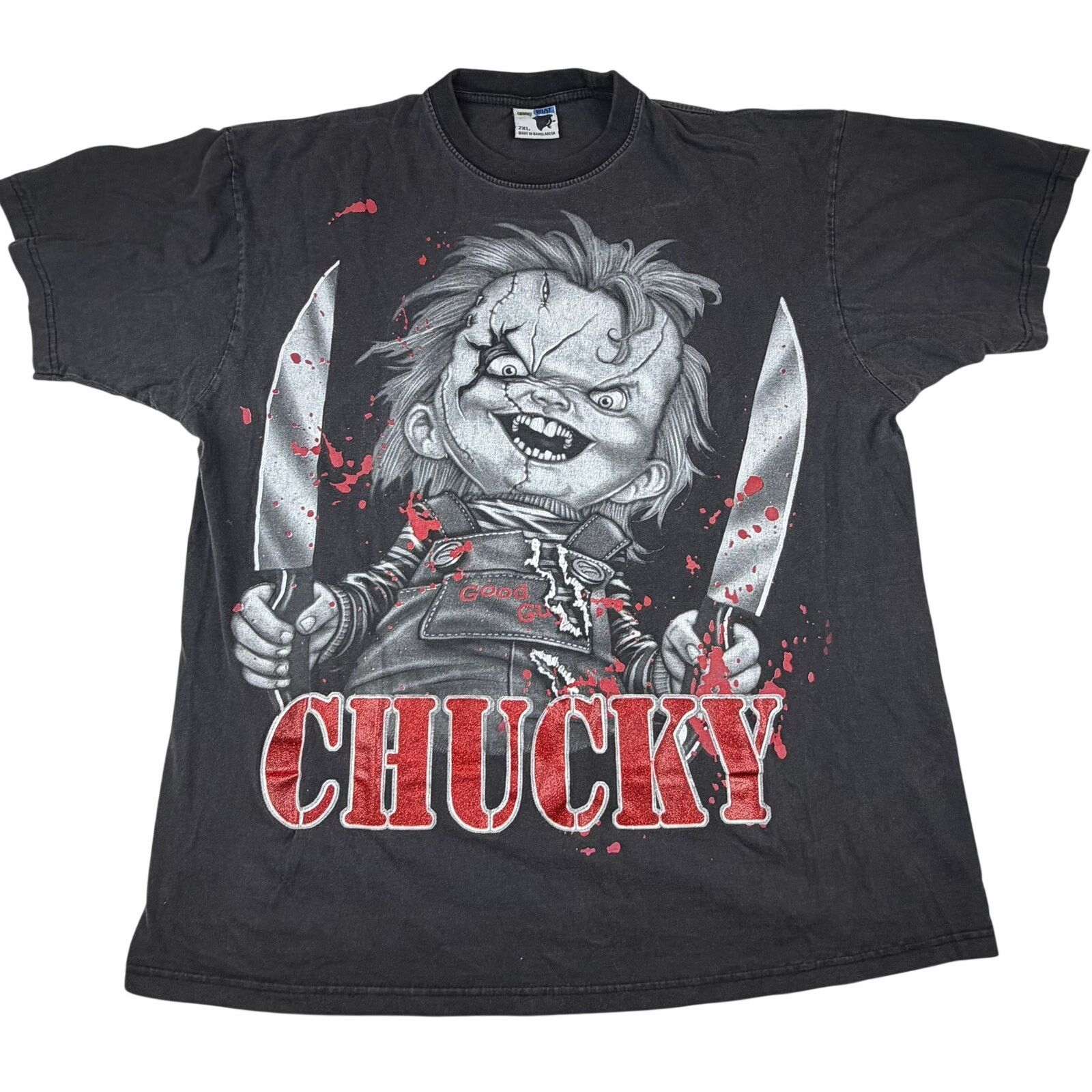 Other Vintage Phat Doc Chucky Horror Graphic T-Shirt 2XL Size US XXL / EU 58 / 5 - 1 Thumbnail