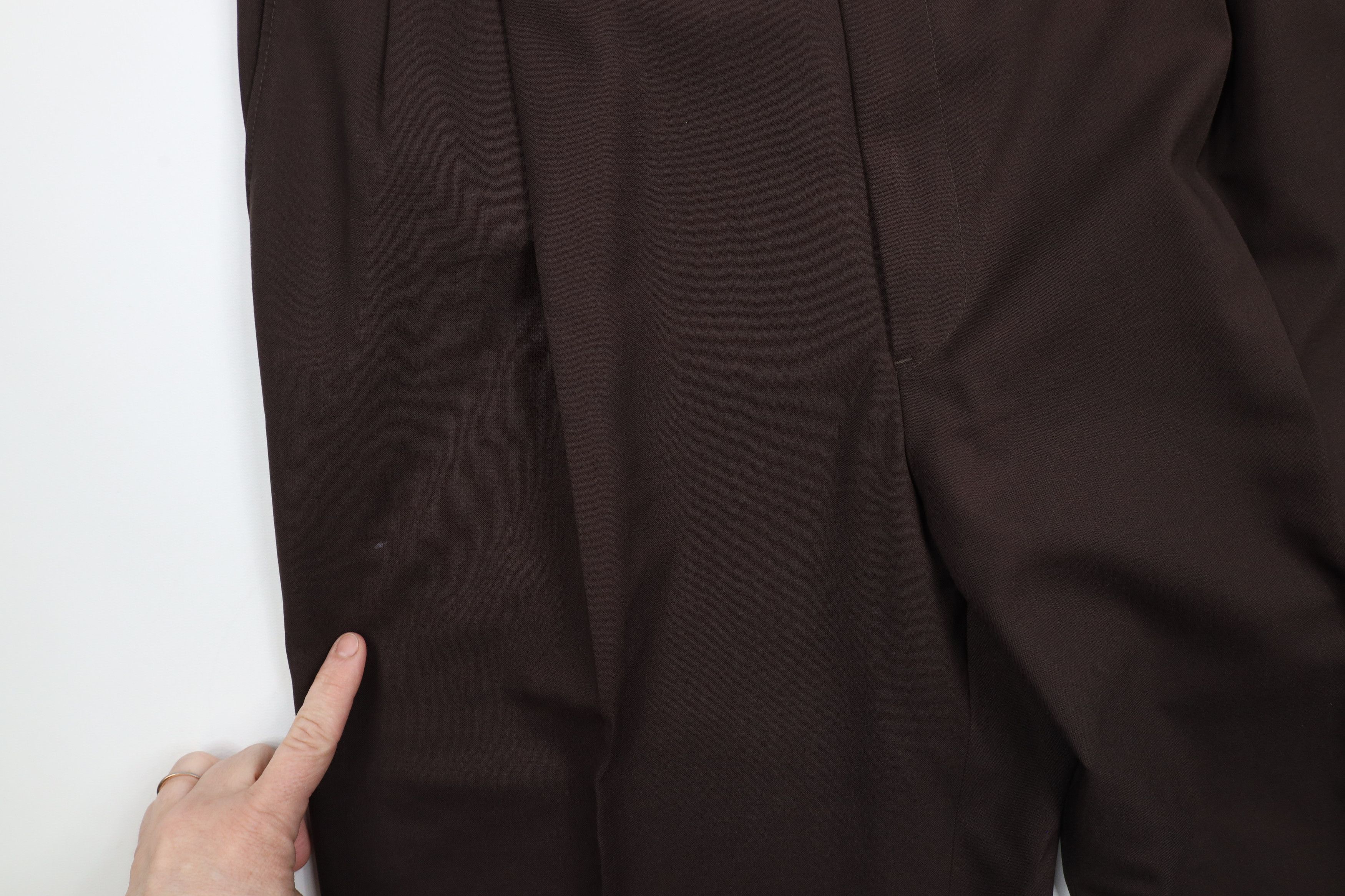 Vintage Vintage 90s Streetwear Pleated Cuffed Wide Leg Chino Pants Size US 36 / EU 52 - 5 Thumbnail