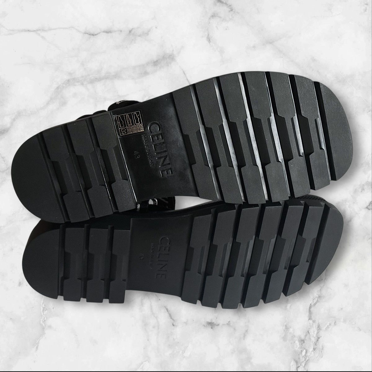 Celine Celine Strappy Logo Sandals Size US 10 / EU 43 - 7 Thumbnail