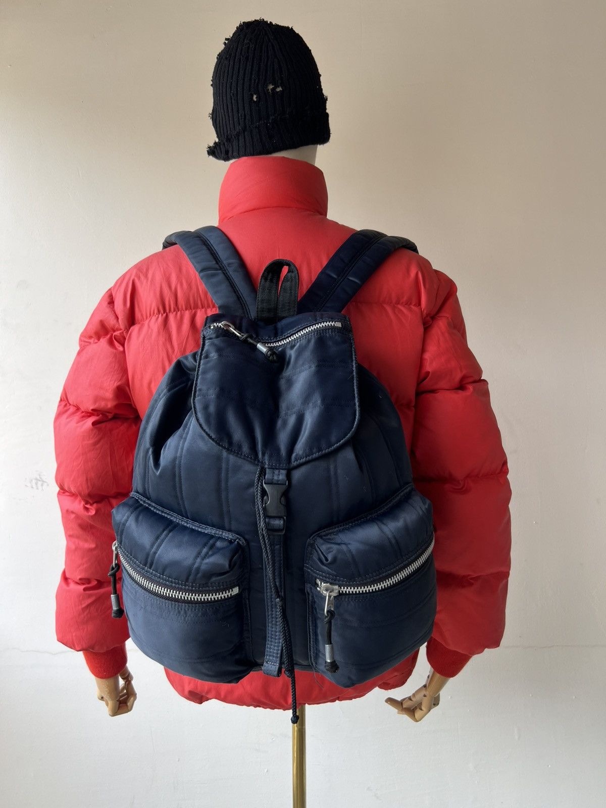 Yohji Yamamoto Vintage Yohji Yamamoto Y’saccs Pour Homme Backpack Bag Size ONE SIZE - 5 Thumbnail