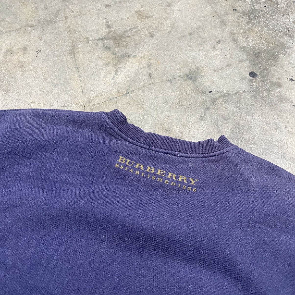 Designer × Vintage Vintage Burberry Prorsom Big Logo Boxy Crewneck Size US XL / EU 56 / 4 - 9 Thumbnail