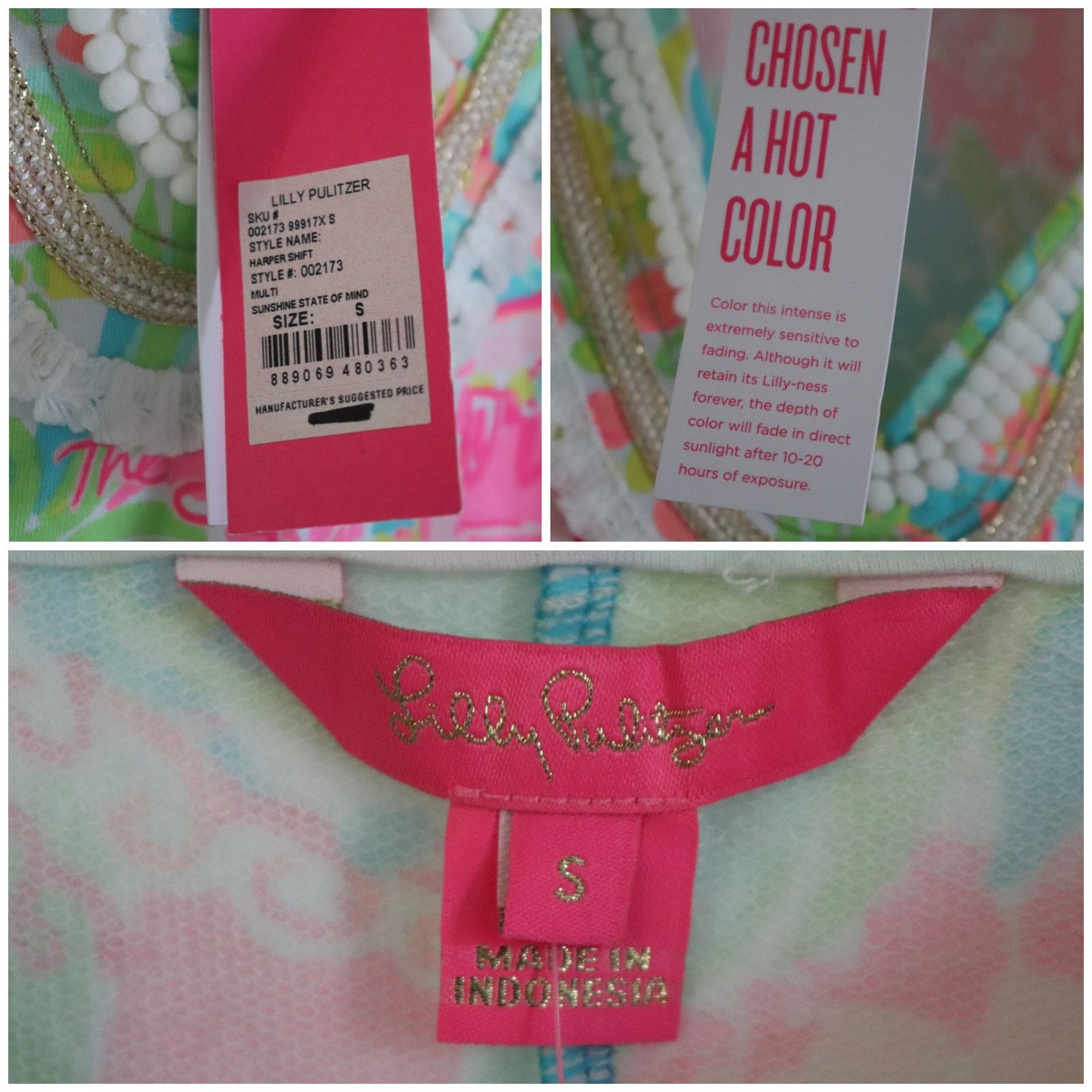 Lilly Pulitzer NWT Lilly Pulitzer Harper Shift Dress Size Small 002173 Size S / US 4 / IT 40 - 8 Thumbnail