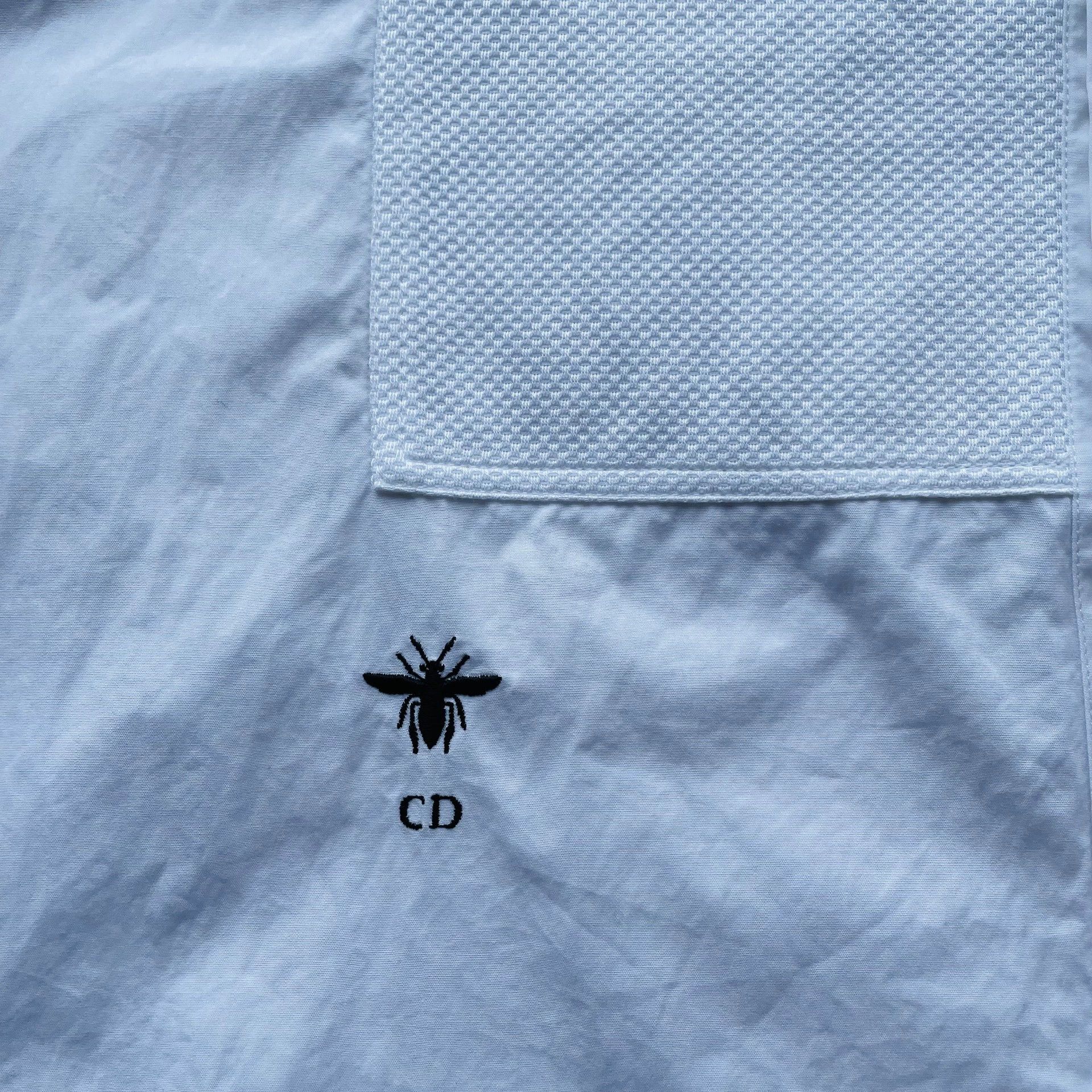 Dior DIOR Women's White Cotton Poplin Bee Logo LS Shirt 36 99New Size XS / US 0-2 / IT 36-38 - 4 Thumbnail