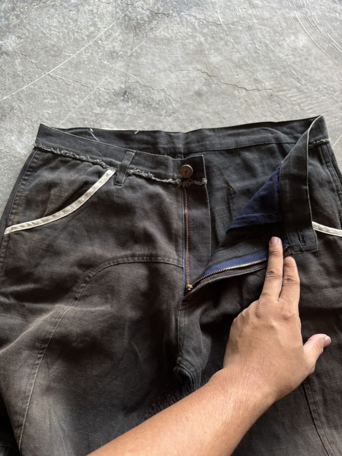 Sifury SIFURY japanese pant faded kapital style Size US 32 / EU 48 - 4 Thumbnail