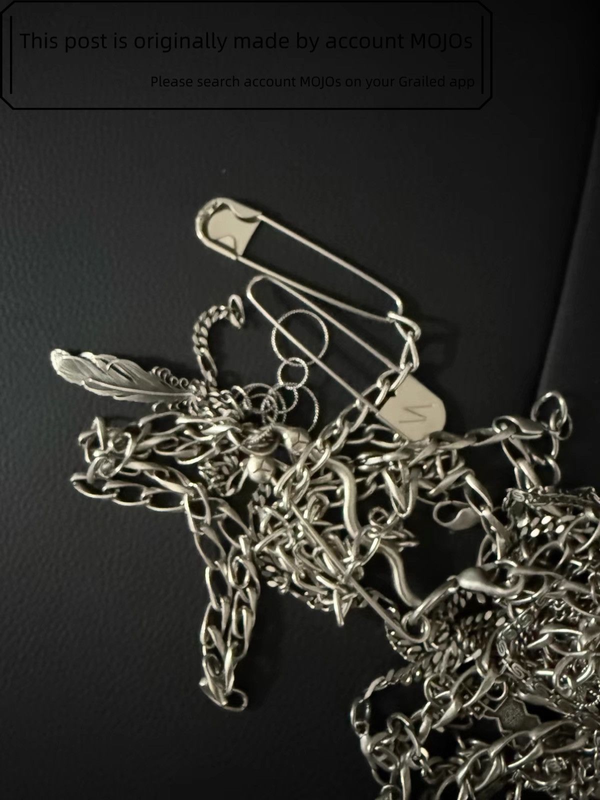 Yohji Yamamoto Yohji Yamamoto 23AW Waist Pocket Chain Silver mojos1940 Size ONE SIZE - 3 Thumbnail