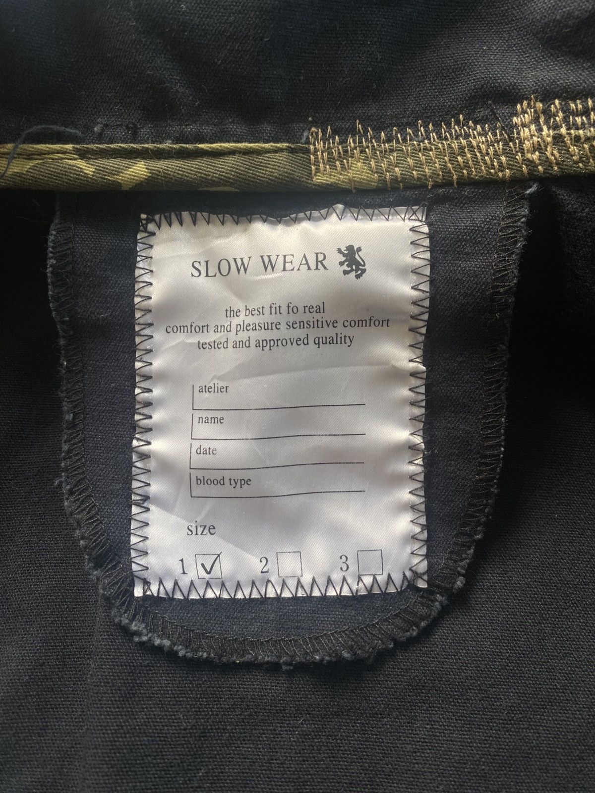 Japanese Brand Slow Wear M-65 Custom Patchwork Field Jacket Size US S / EU 44-46 / 1 - 11 Thumbnail