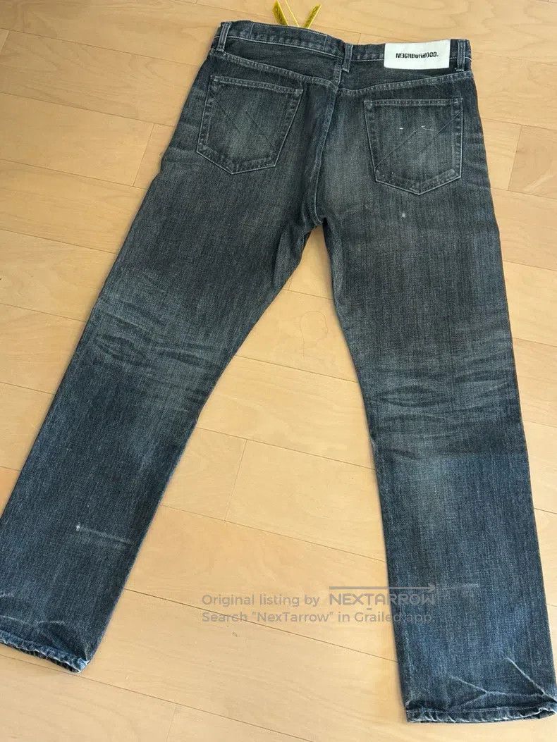 Neighborhood Neighborhood size L Basic Washed Black Denim Jeans Size US 27 - 2 Thumbnail
