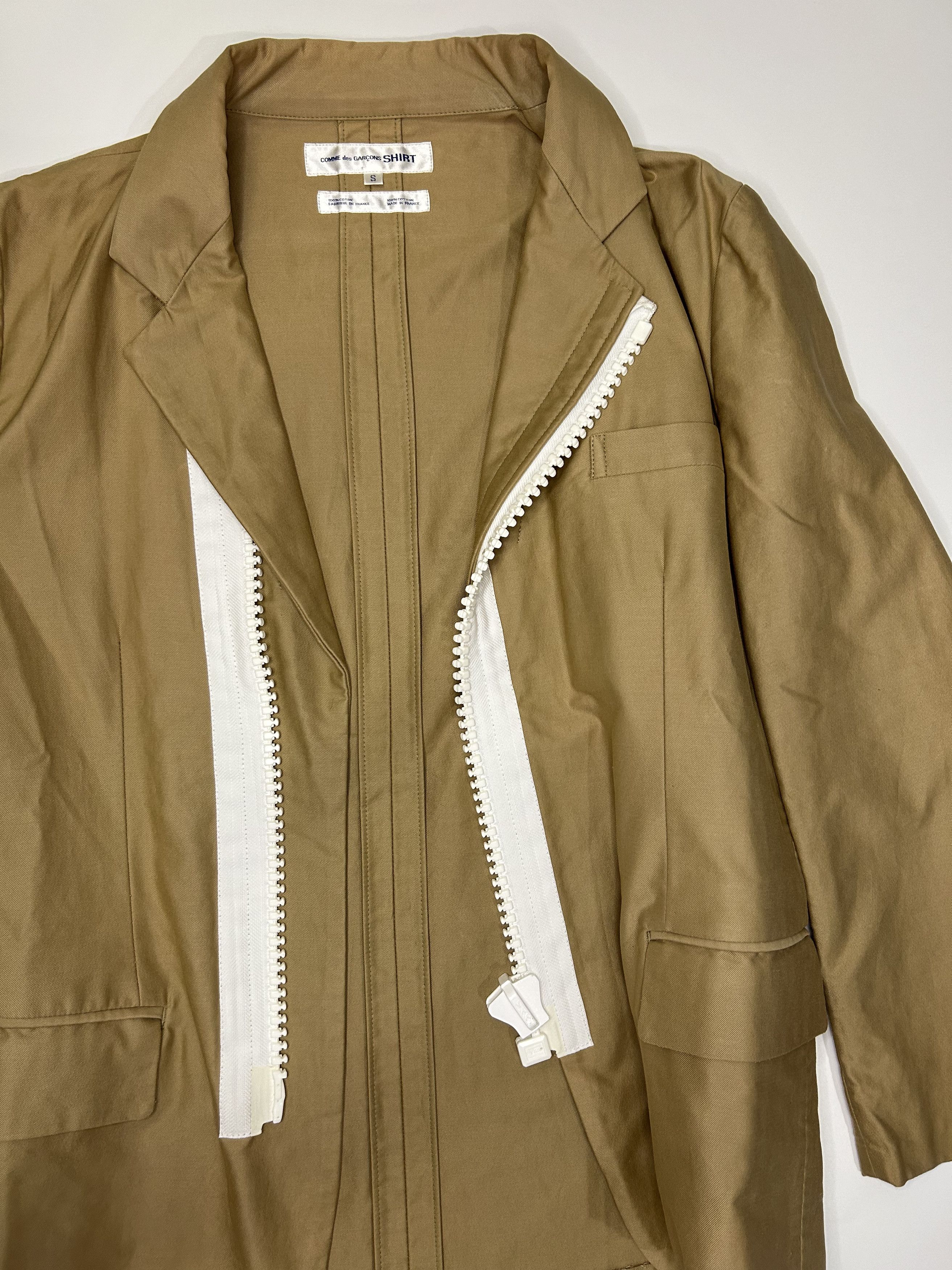 Comme des Garcons Comme des Garçons Shirt Big Zip Blazer (1336) Size US S / EU 44-46 / 1 - 8 Thumbnail