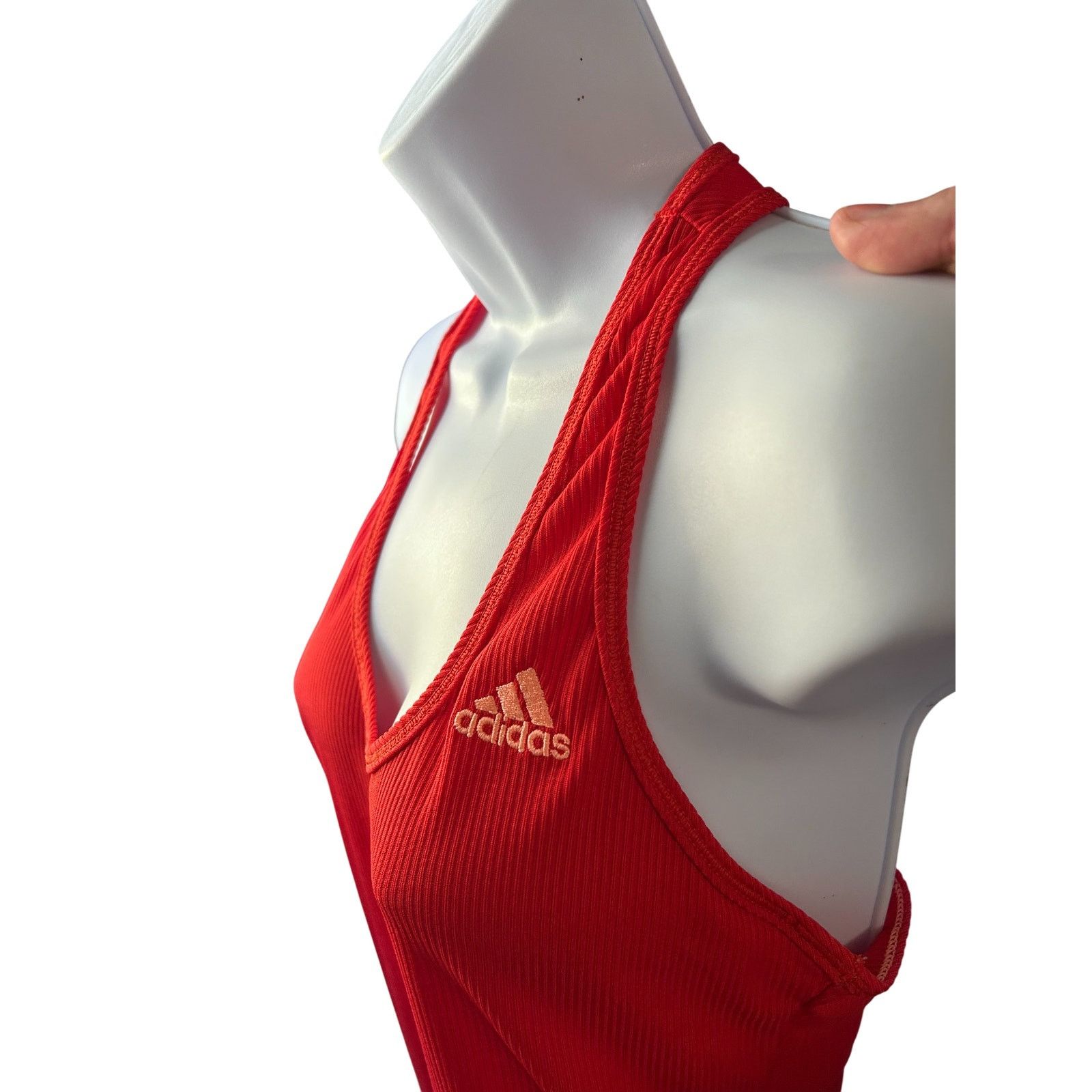 Adidas Adidas Women’s Red Racerback Athletic Tank Top Size M Size M / US 6-8 / IT 42-44 - 3 Thumbnail