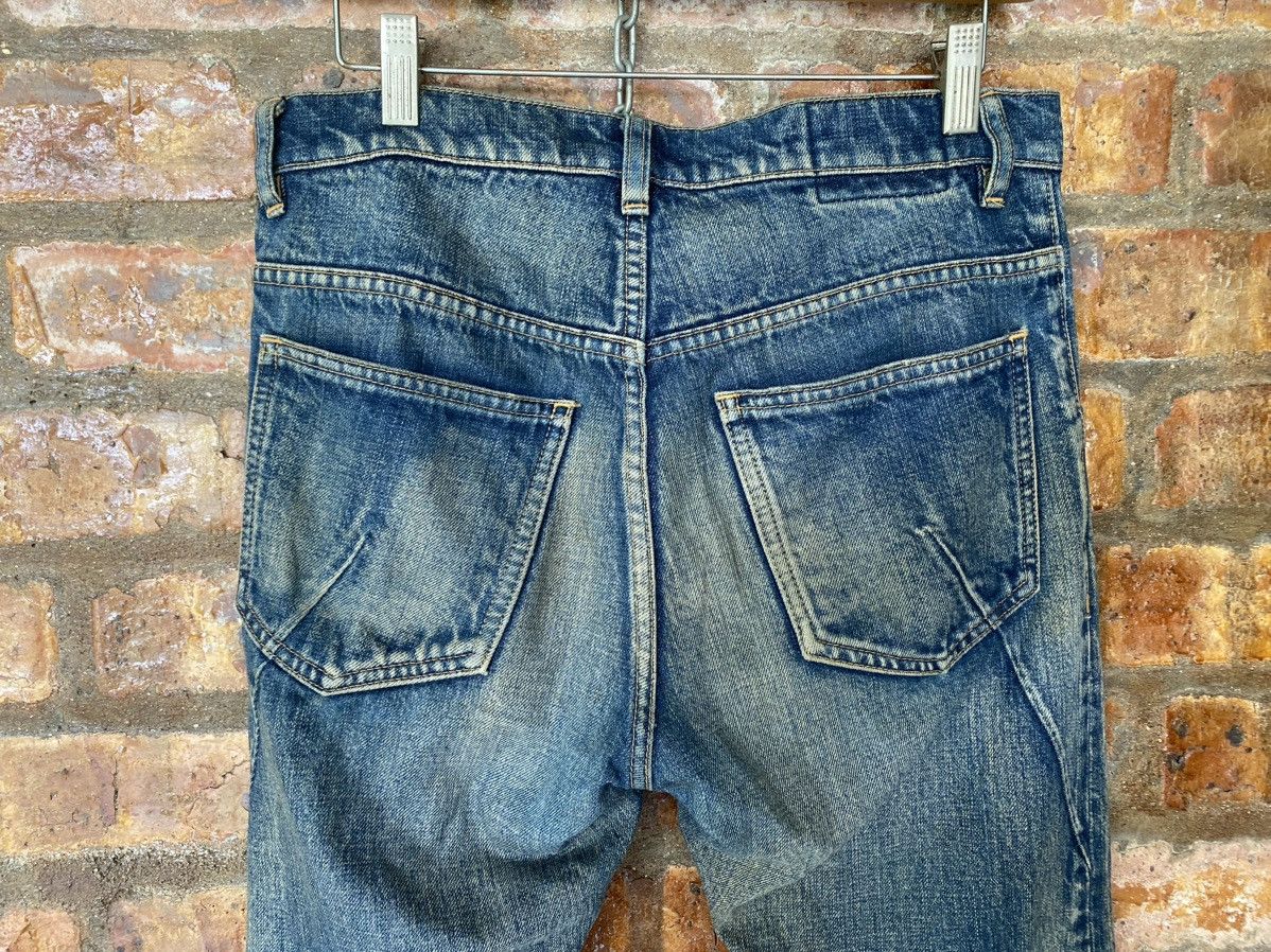 Kazuyuki Kumagai Attachment Indigo Wash and Rusty faded denim Size US 31 - 12 Thumbnail