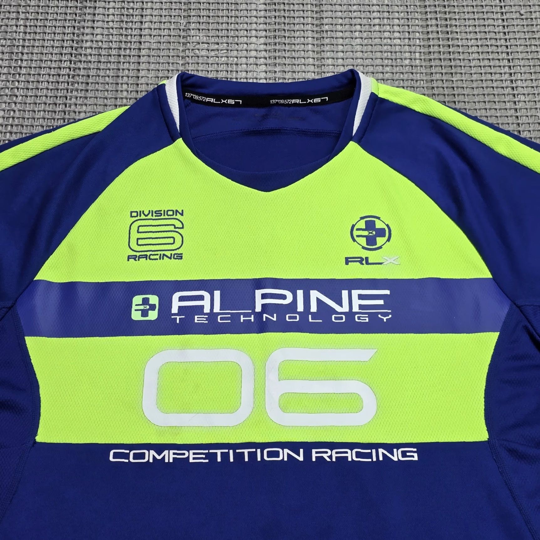 RLX Ralph Lauren Ralph Lauren RLX Men 67 Alpine Technology Division 6 Racing Jersey Short Sleeve L Blue Jersey T-Shirt LV6 Racing Size US L / EU 52-54 / 3 - 3 Thumbnail