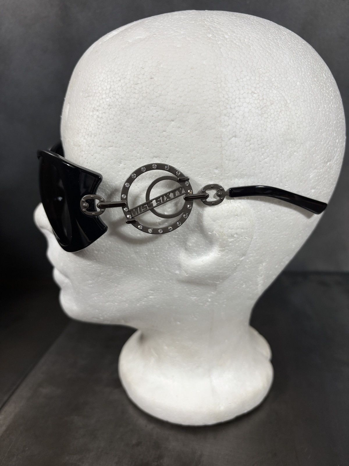 Miss Sixty Vintage Miss Sixty Sunglasses Y2K 2000s Oversized Rhinestone Size ONE SIZE - 23 Thumbnail
