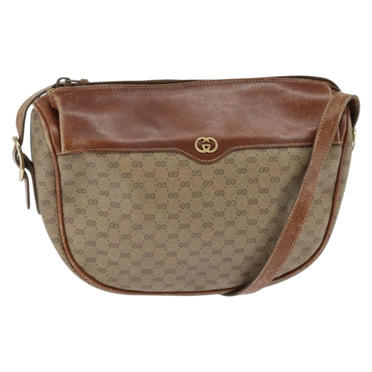 Gucci GUCCI Micro GG Supreme Shoulder Bag Pvc Beige Gold 001 984 Size ONE SIZE - 1 Thumbnail