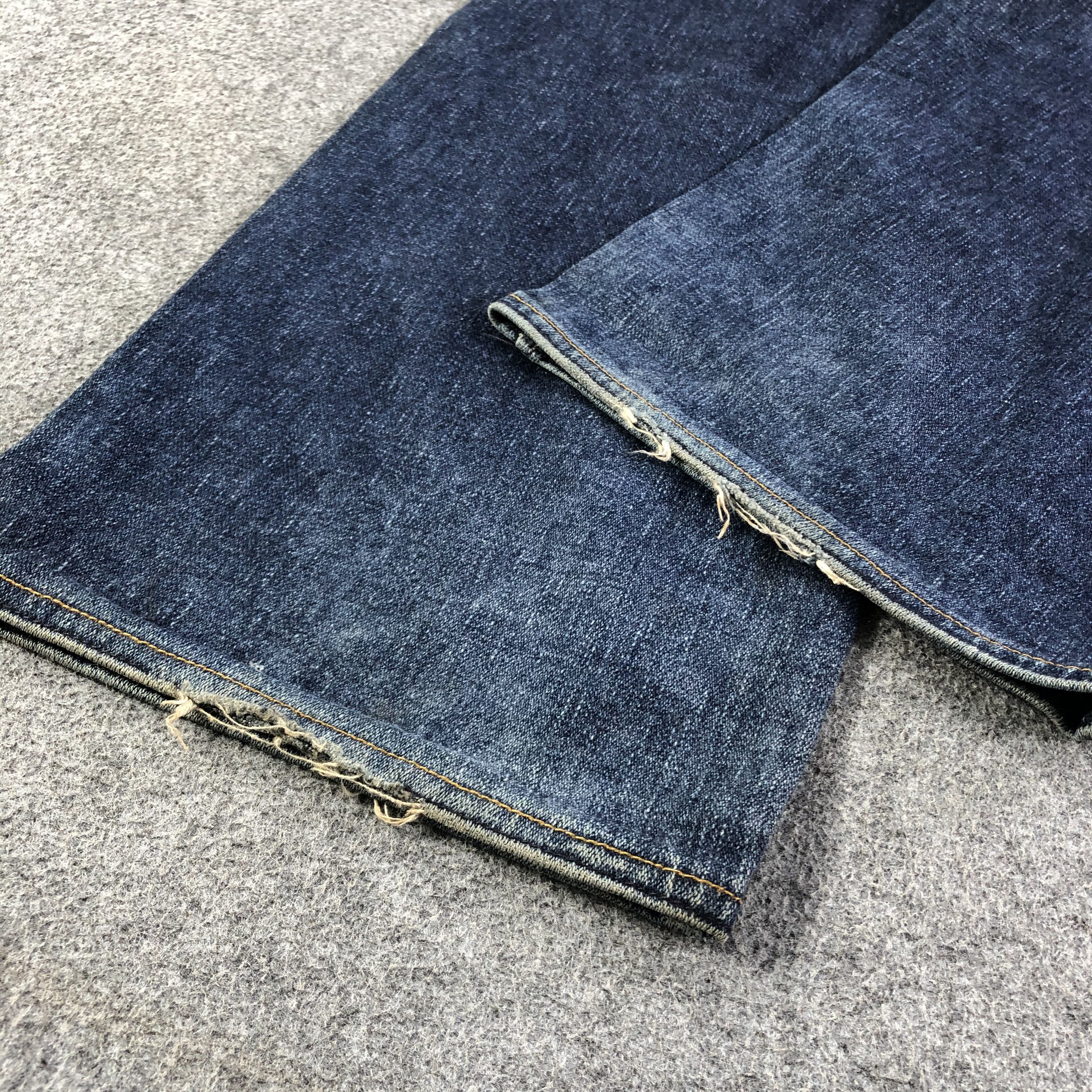 Japanese Brand Alphanumeric Jeans Dark Wash Denim -J2738 Size US 34 / EU 50 - 6 Thumbnail
