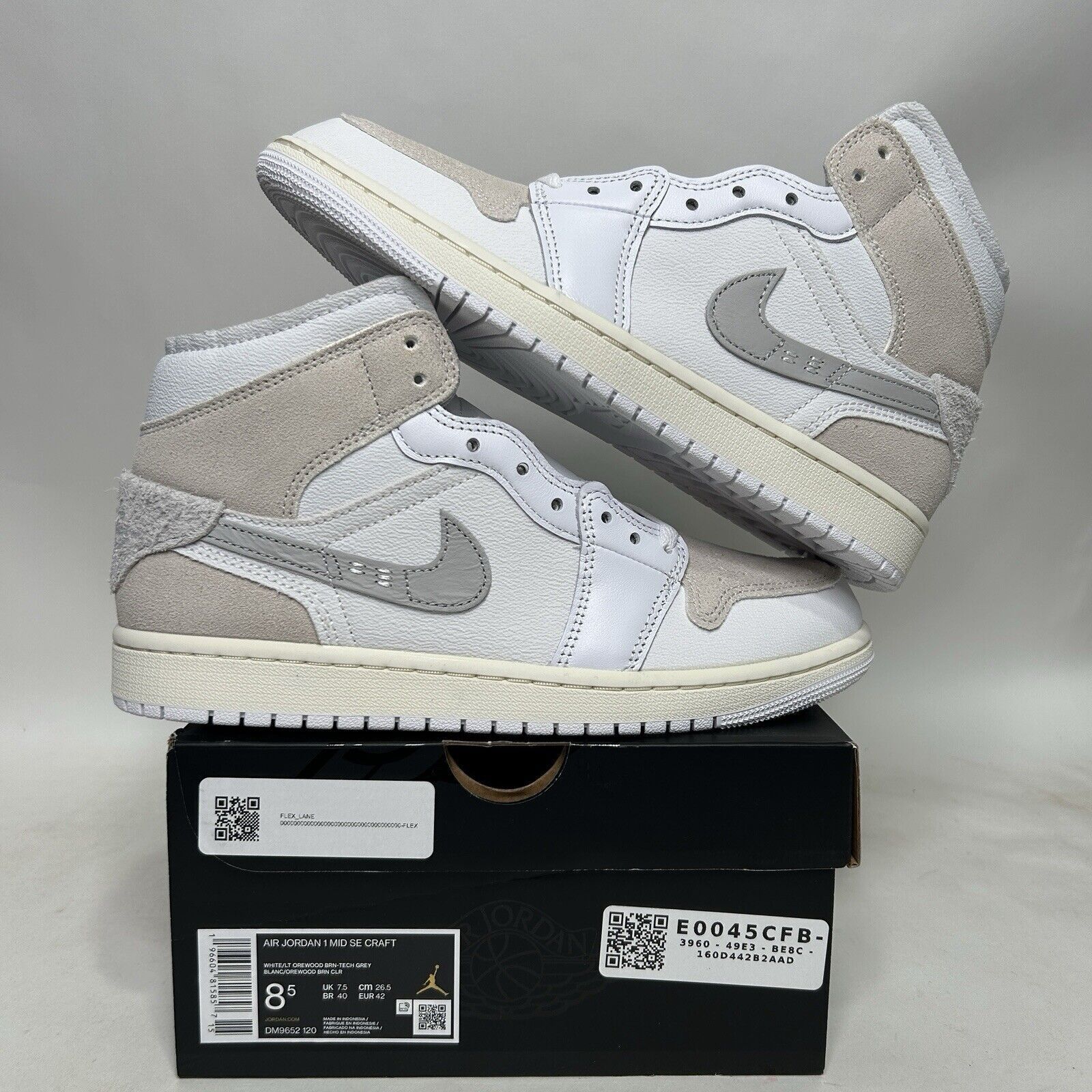 Jordan Brand Nike Air Jordan 1 Mid SE Craft “Orewood Tech Gray” 2024 Size US 8.5 / EU 41-42 - 1 Thumbnail
