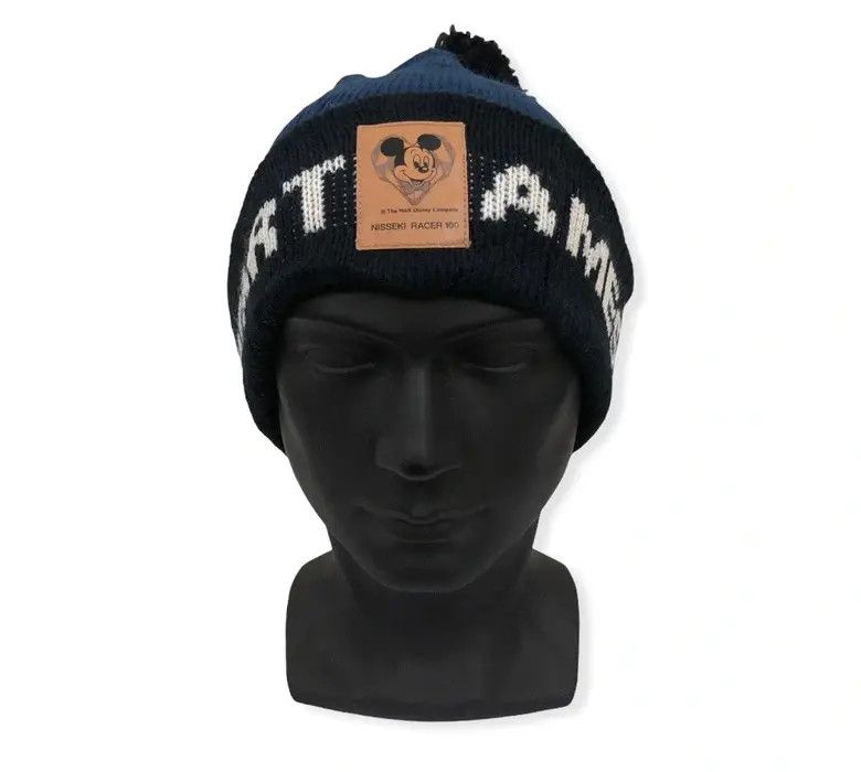 Disney × Mickey Mouse Vintage Mickey Mouse Cartoon Beanie Hat Size ONE SIZE - 1 Thumbnail