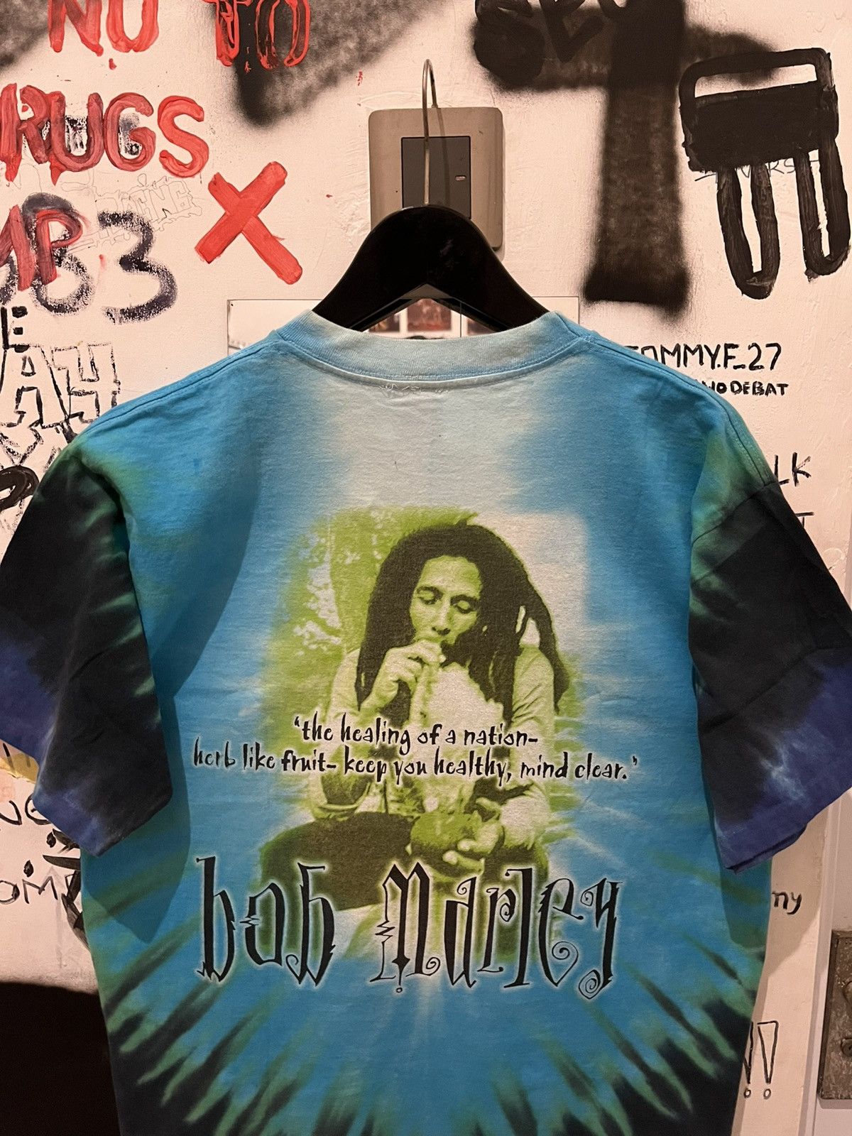 Vintage Vintage bob marley weed Size US L / EU 52-54 / 3 - 7 Thumbnail