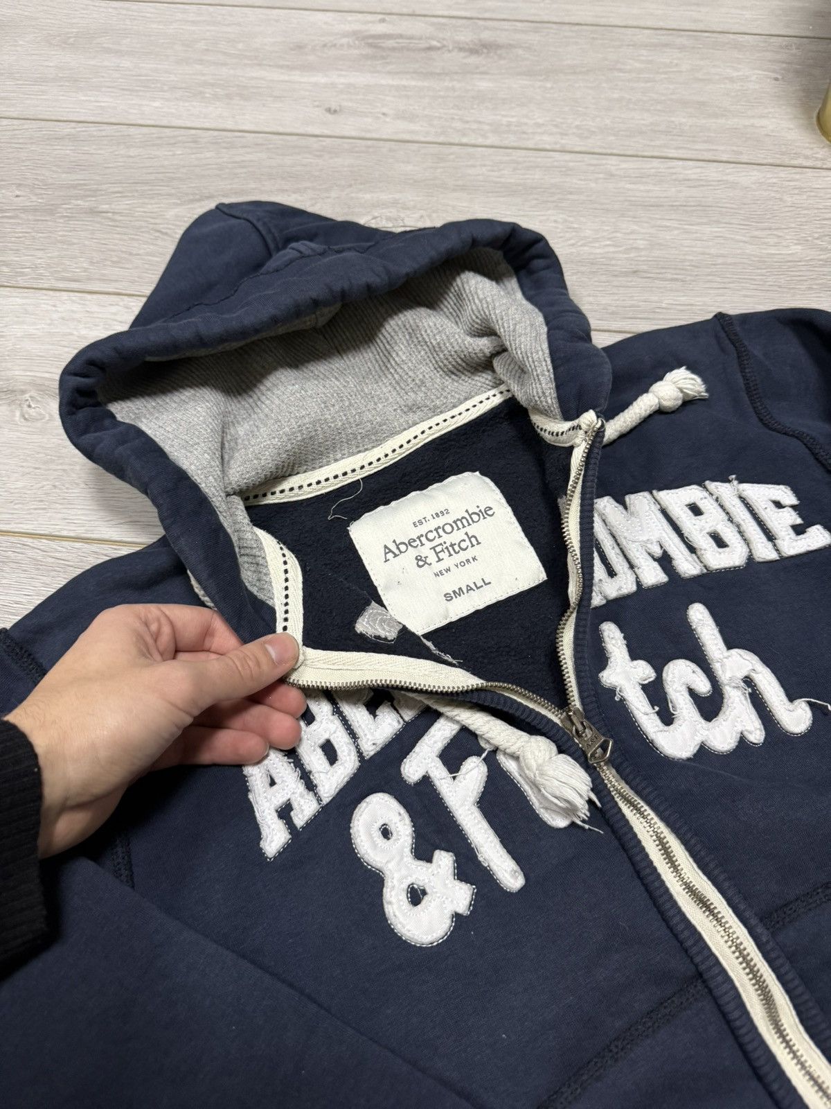Abercrombie & Fitch Abercrombie Fitch vintage big logo zip hoodie Size US S / EU 44-46 / 1 - 5 Thumbnail