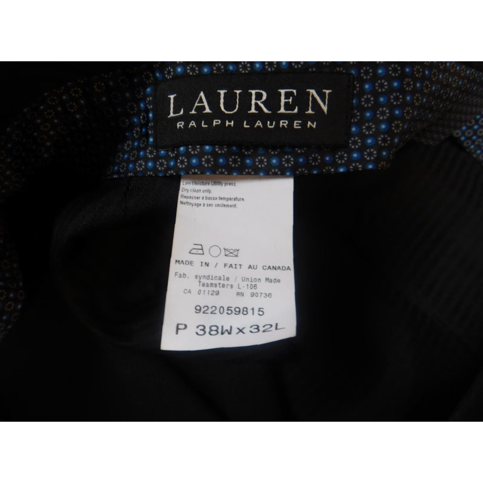 Ralph Lauren Lauren Ralph Lauren Pants Mens 38x32 gray straight classic casual business Dress Pants Mens 38 Gray Size US 38 / EU 54 - 3 Thumbnail