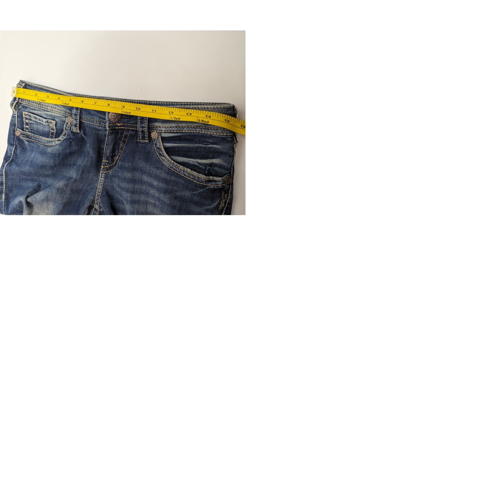 Silver Jeans Co. Silver Jeans Aiko Mid Capri Size 28 22L Women’s Jeans Super Stretch Cotton Blend Size 28" / US 6 / IT 42 - 9 Thumbnail