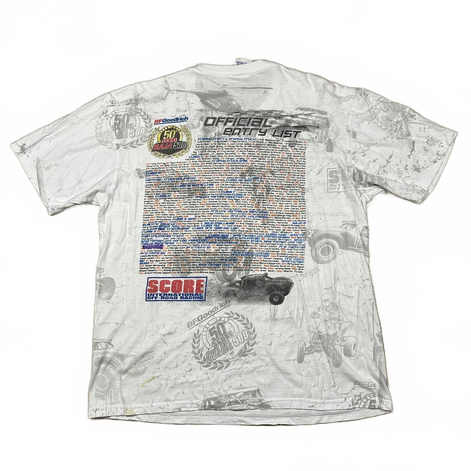 Other BFGoodrich Mens T-shirt Large White Baja 500 Racing Graphic Size US L / EU 52-54 / 3 - 2 Thumbnail